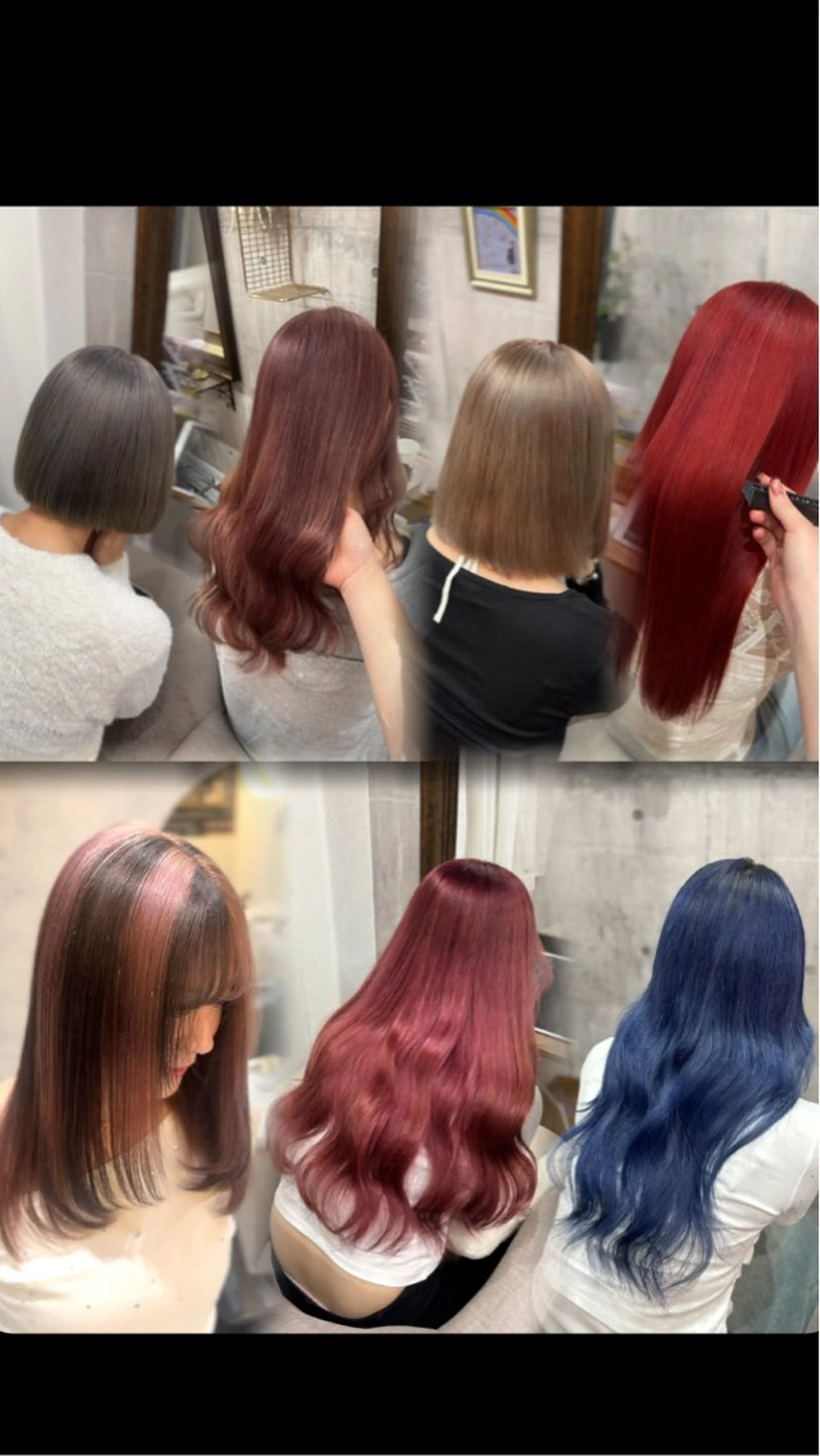 ロング カラー 赤木 雅のヘアスタイル