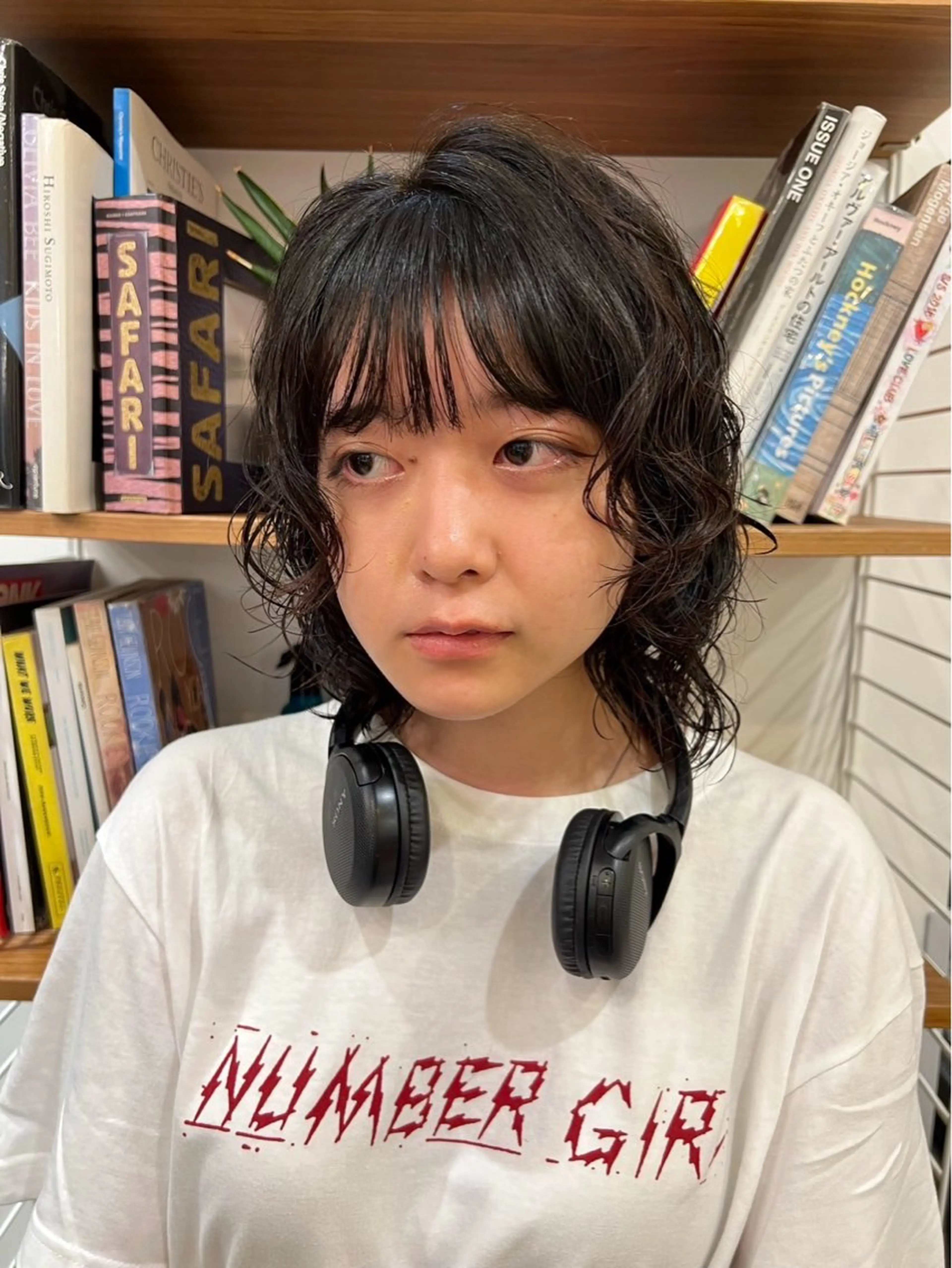 ミディアム パーマ 穂乃香 BEAUTRIUMのヘアスタイル