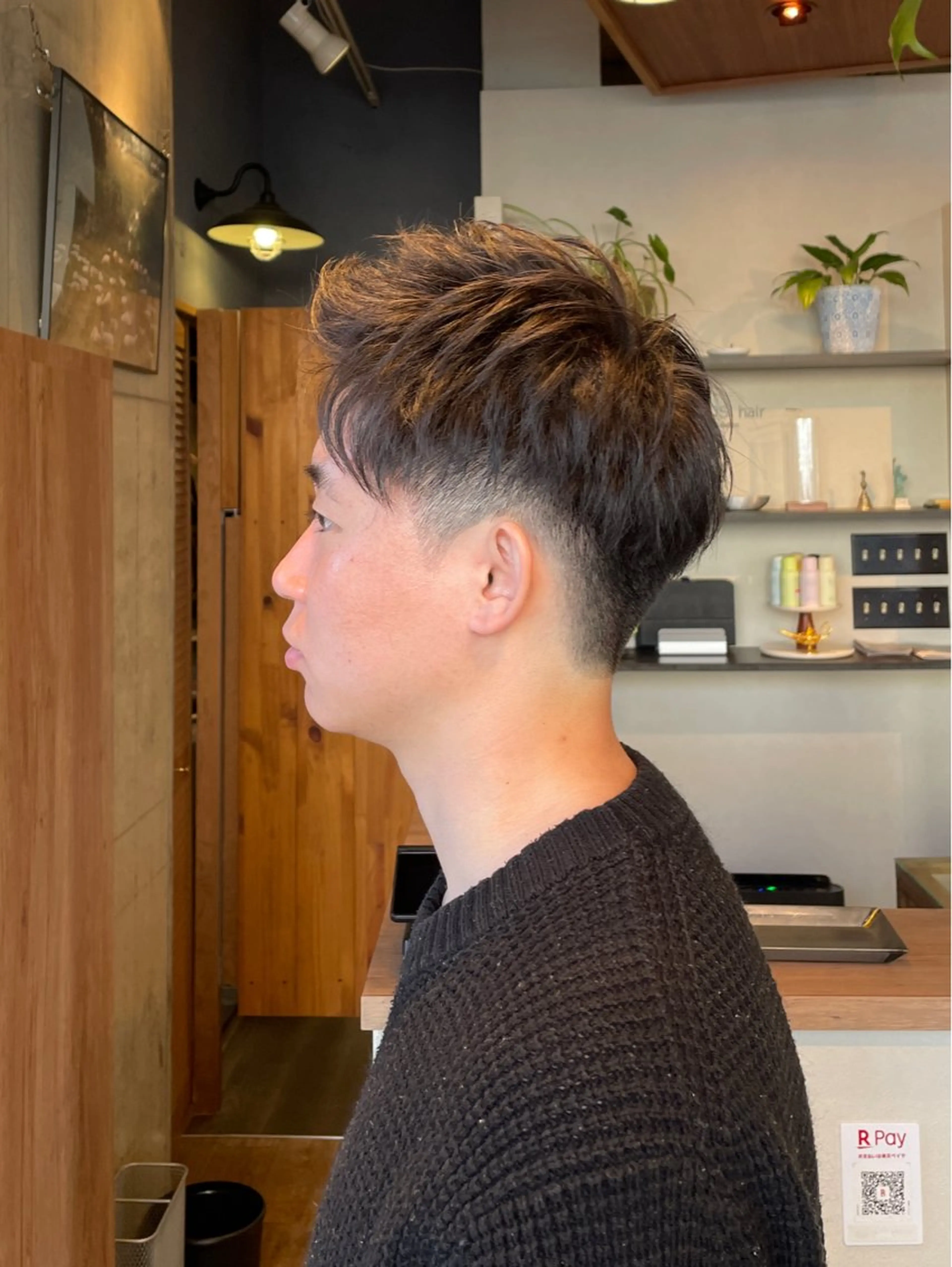 メンズ メンズパーマ カット ショート/ボブ/ メンズ/縮毛矯正のヘアスタイル