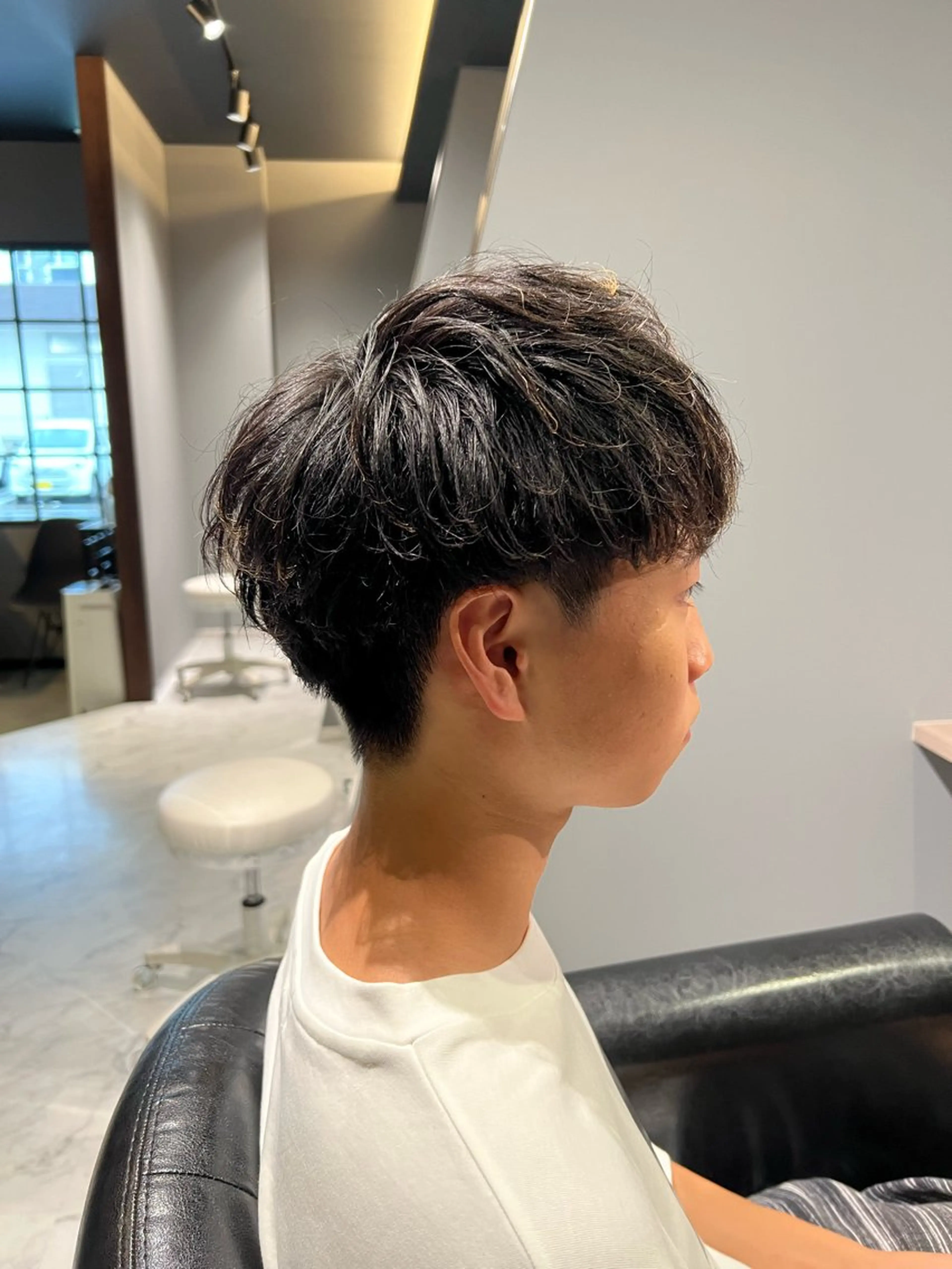 ショート カット パーマ 武田 颯馬のヘアスタイル