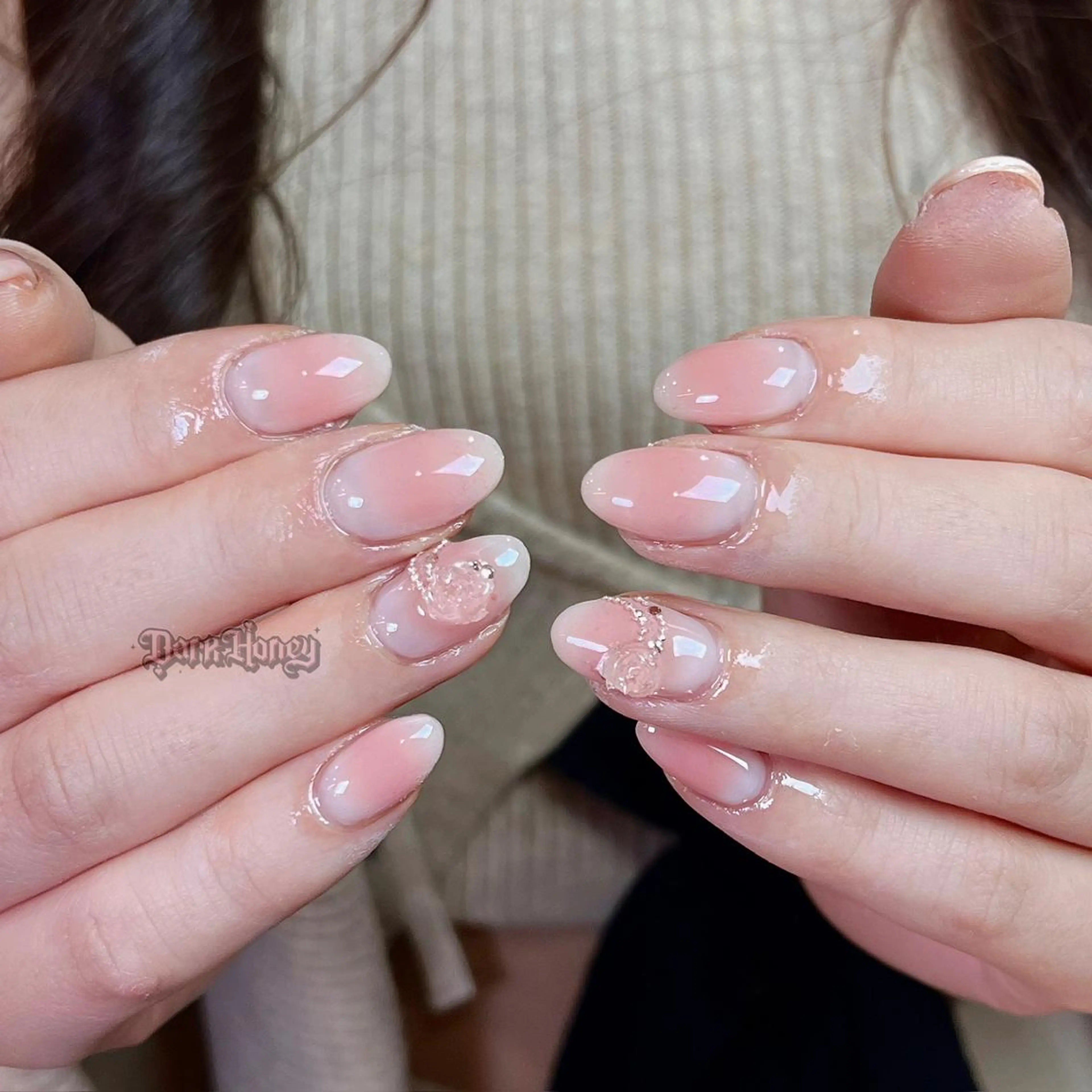 ネイル ハンドネイル Dark Honey nozomiのネイルデザイン