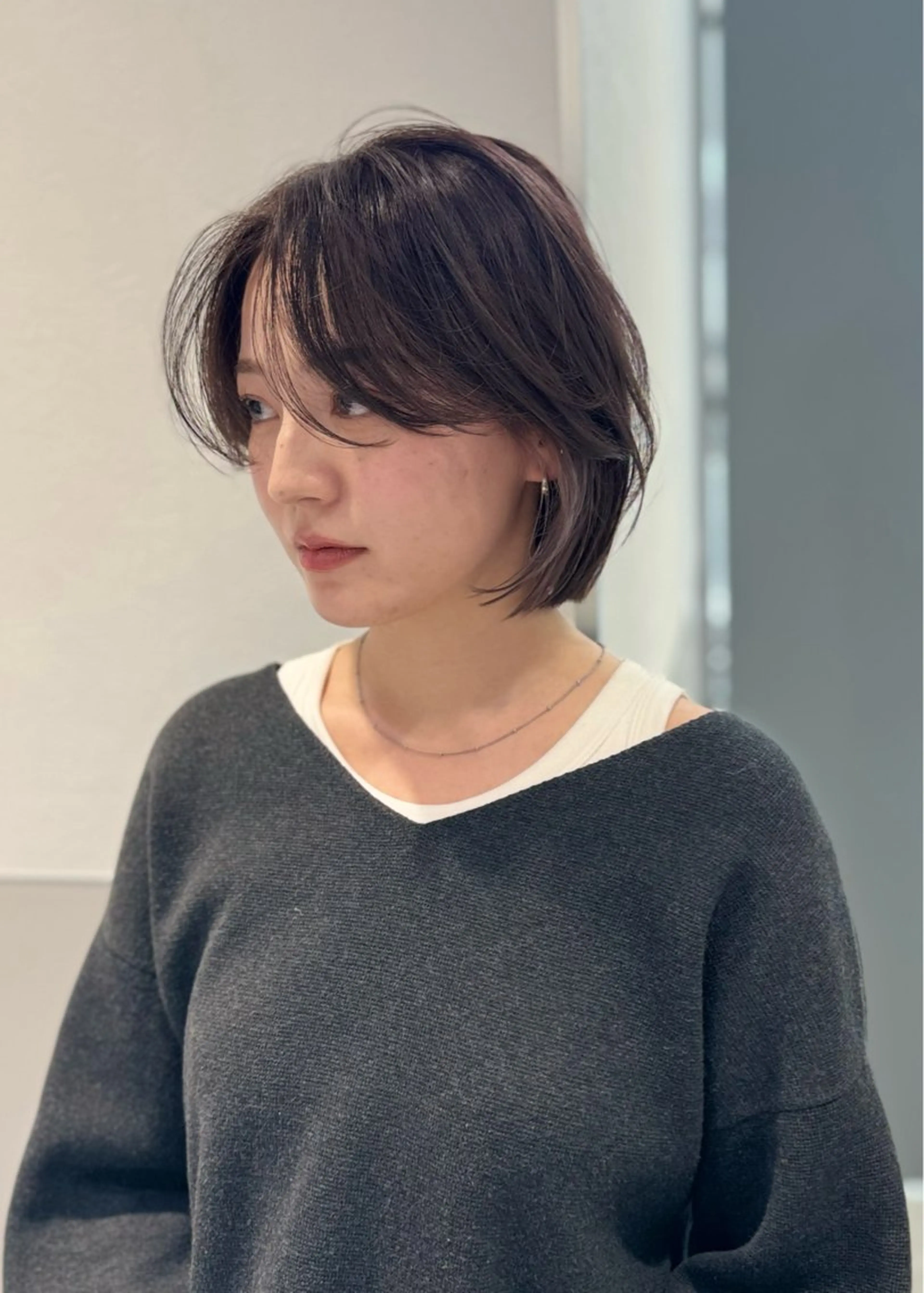 ショート カラー パーマ ボブ/マンツーマン ミヒラケイタのヘアスタイル