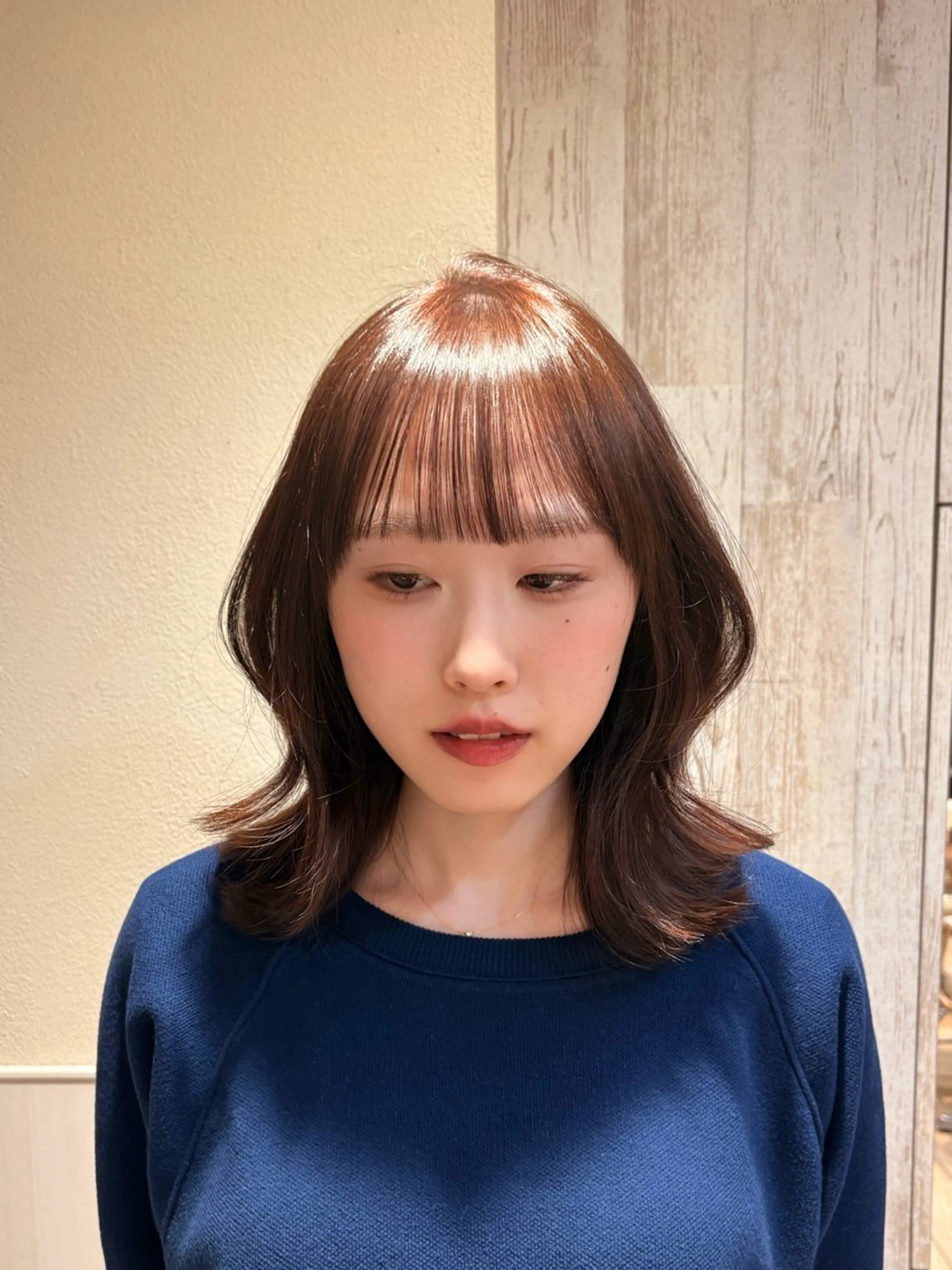 ミディアム カット ヘッドスパ レイヤーカット✂️/ 新宿/Amiのヘアスタイル