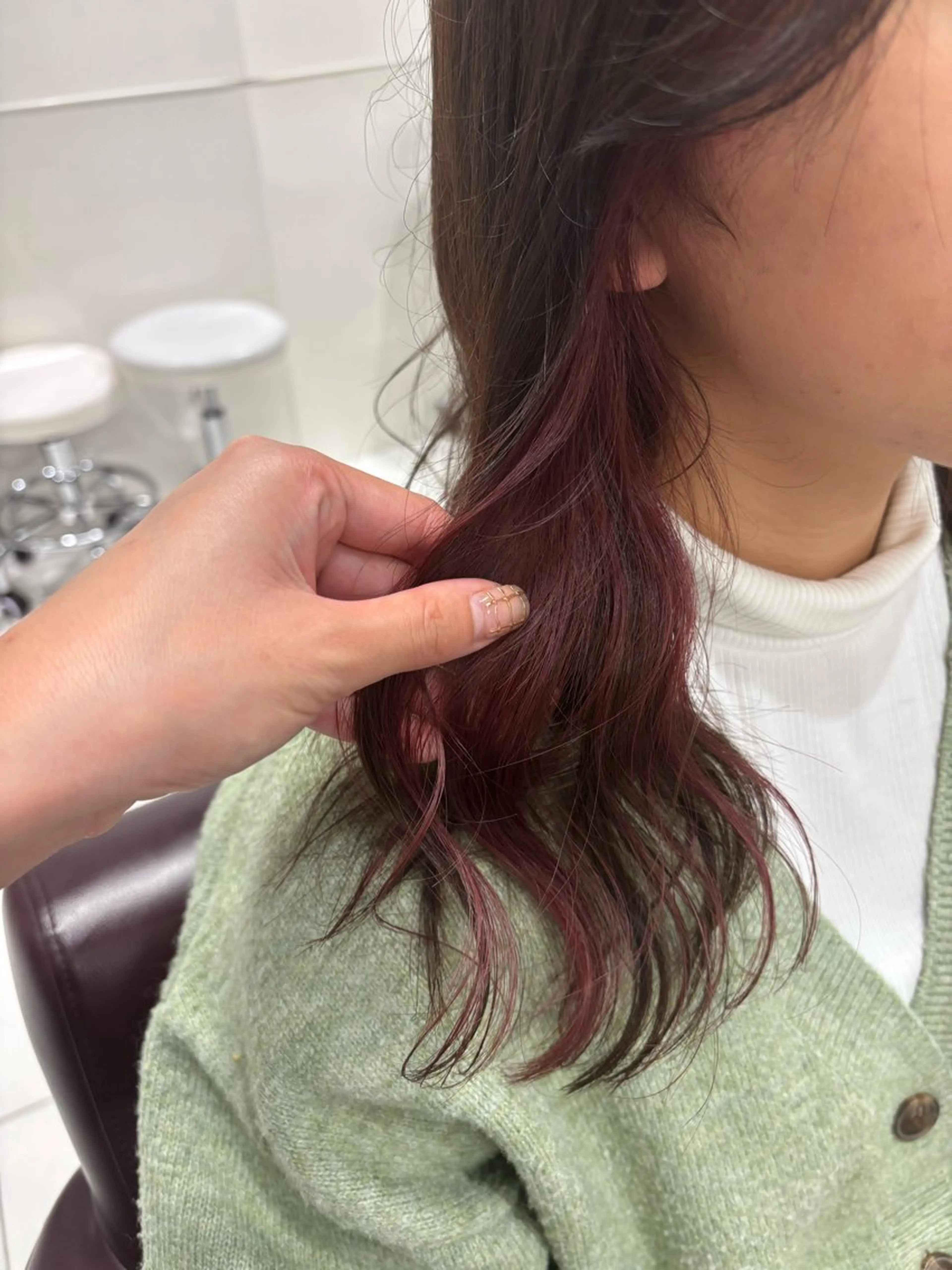 ロング カラー ラベンダーカラー ピンクカラー ピンクラベンダー ヘアカラー Miyu🎀レイヤー ／透明感カラー🪽のヘアスタイル