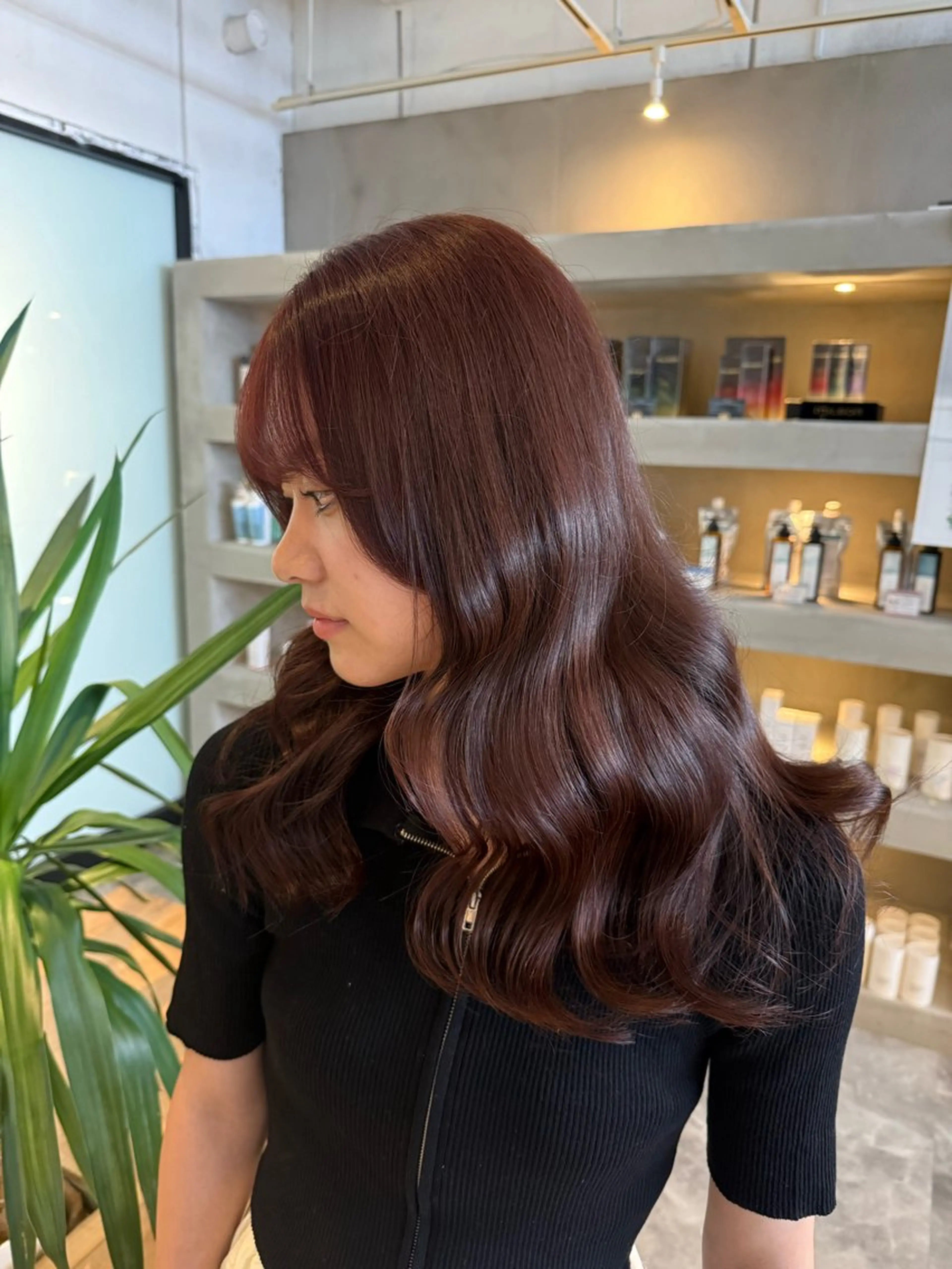 ロング カラー レッドカラー 花井さくら🇺🇸 /デザインカラー🌈のヘアスタイル