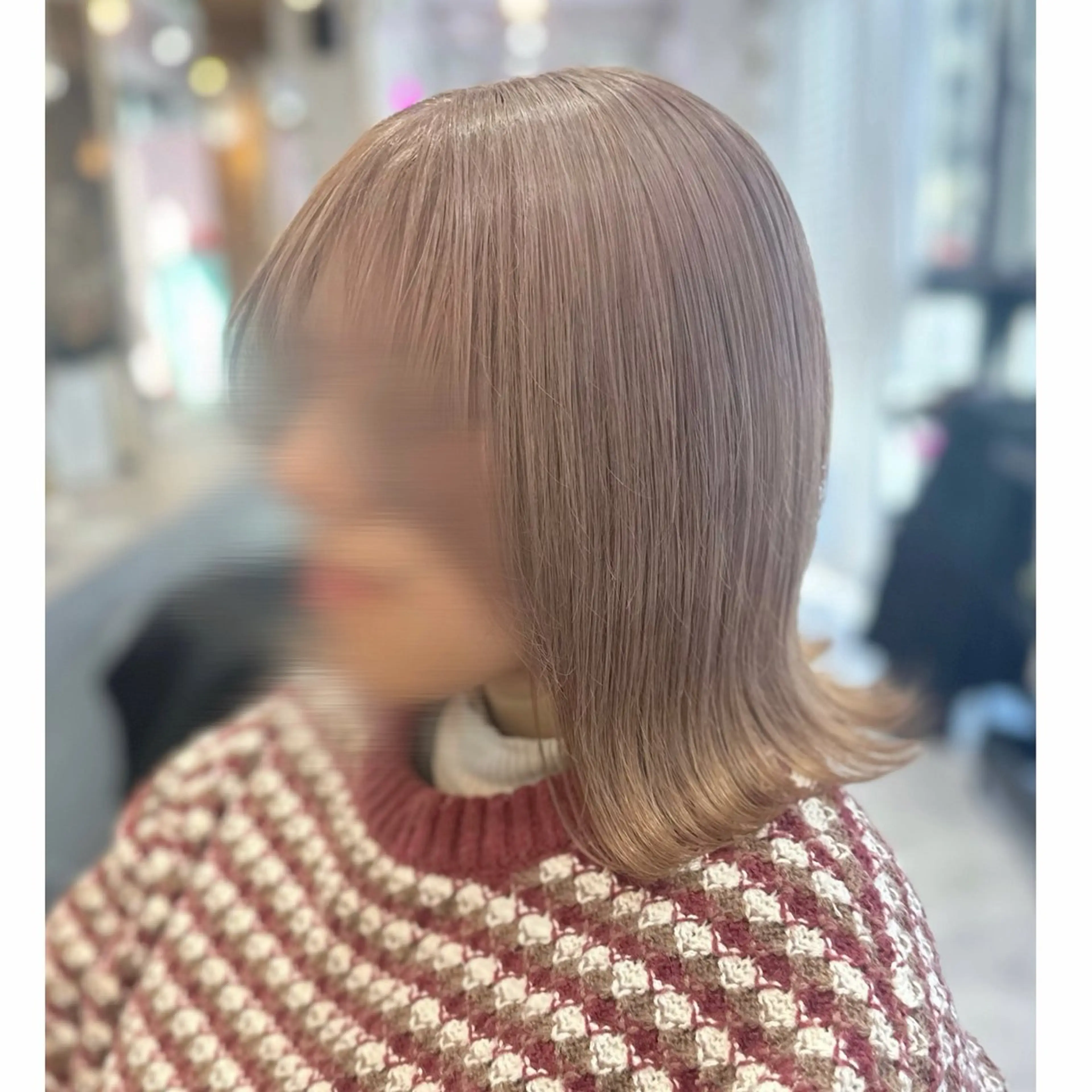 ミディアム カラー ヘアカラー 🖤kana/艶髪/ 韓国風暗髪カラー🖤のヘアスタイル