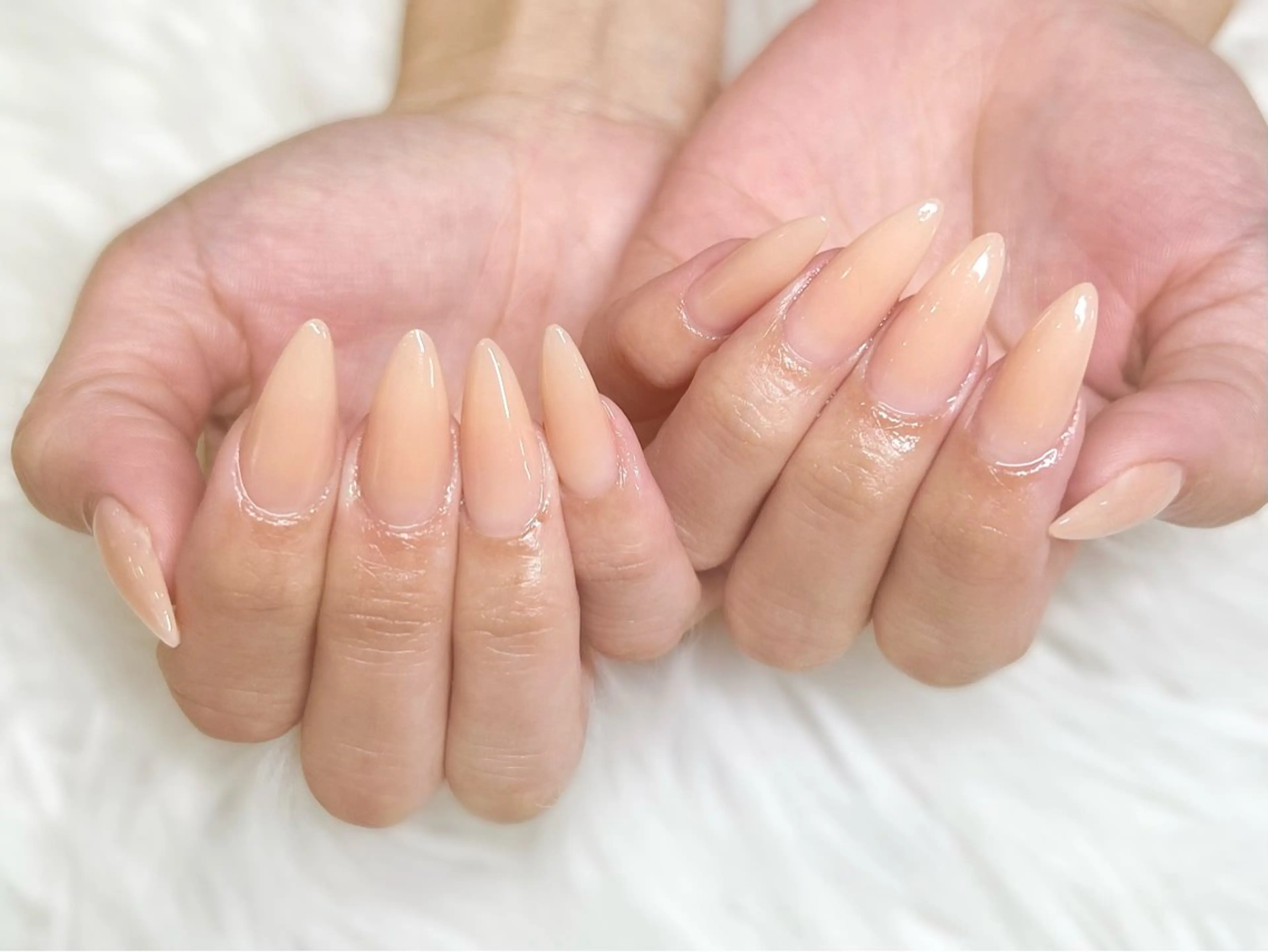 ネイル ワンカラーネイル スカルプネイル RIKA *のネイルデザイン