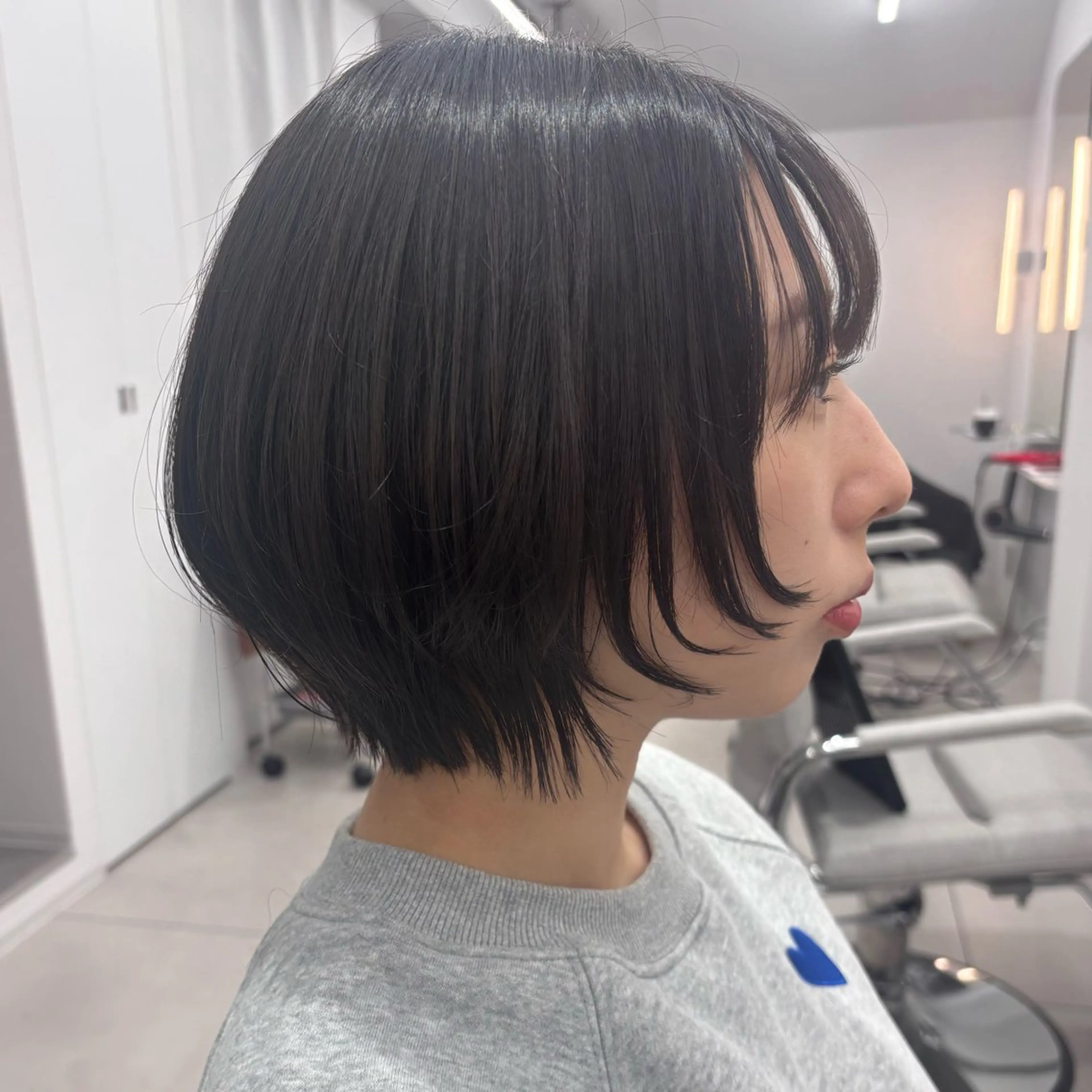 ショート ボブレイヤー ボブ 顔周りカット レイヤーカット 透明感/レイヤー /ayaneのヘアスタイル