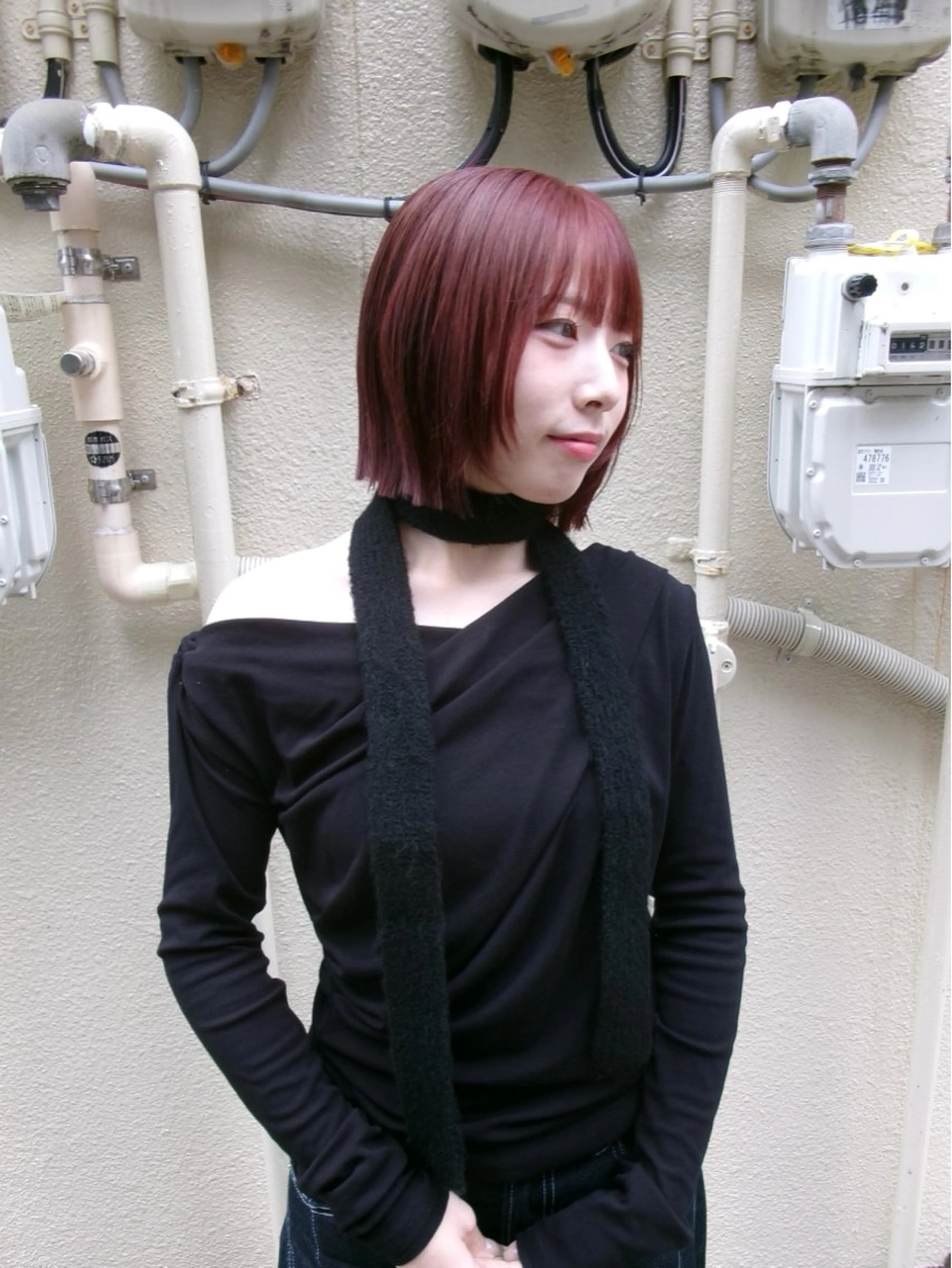 ショート カット ヘアカラー トリートメント レイヤー/ボブ/ 透明感カラー/ニワのヘアスタイル