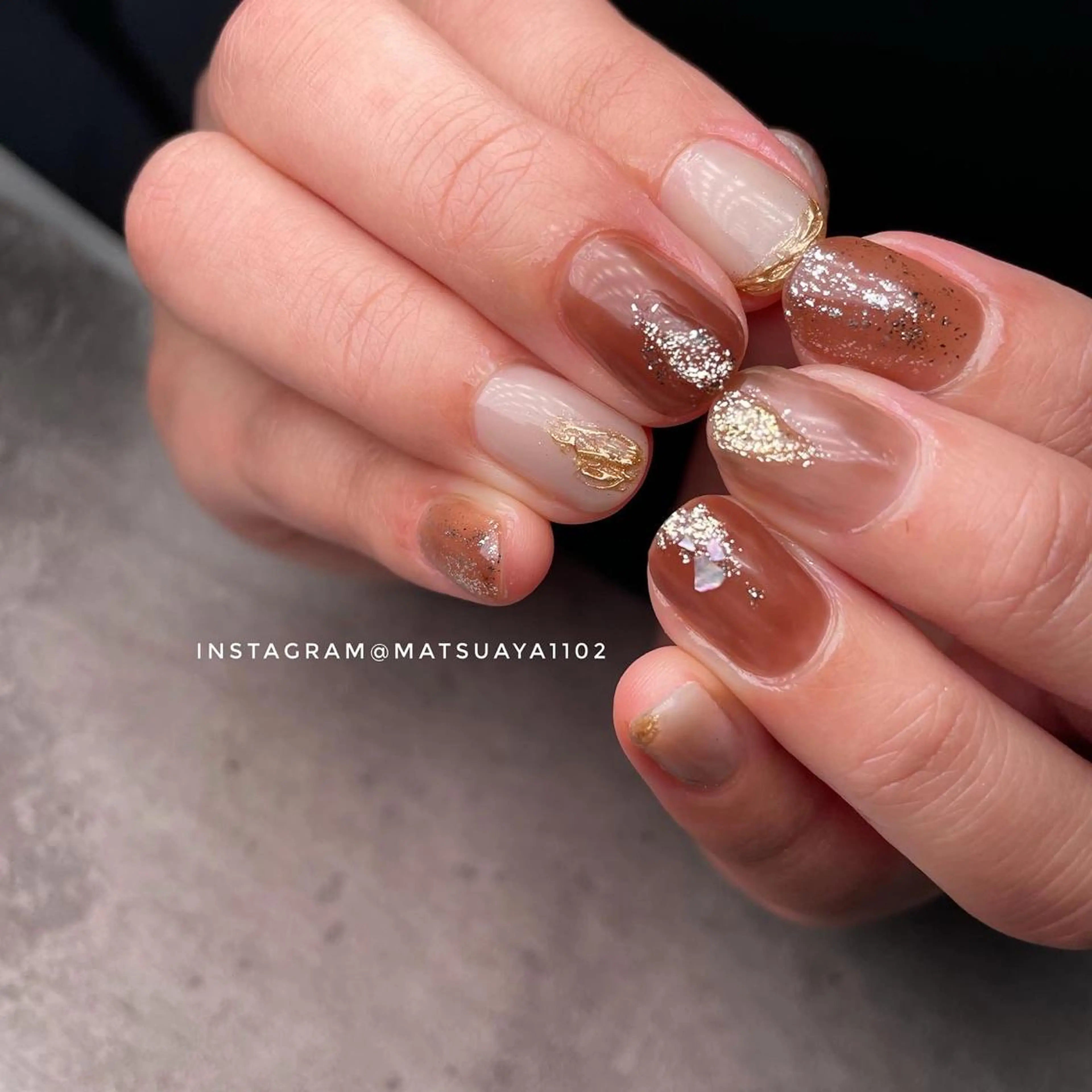 当日限定割引✨【初回 オフ無し】ハンドジェル シンプルアートの写真