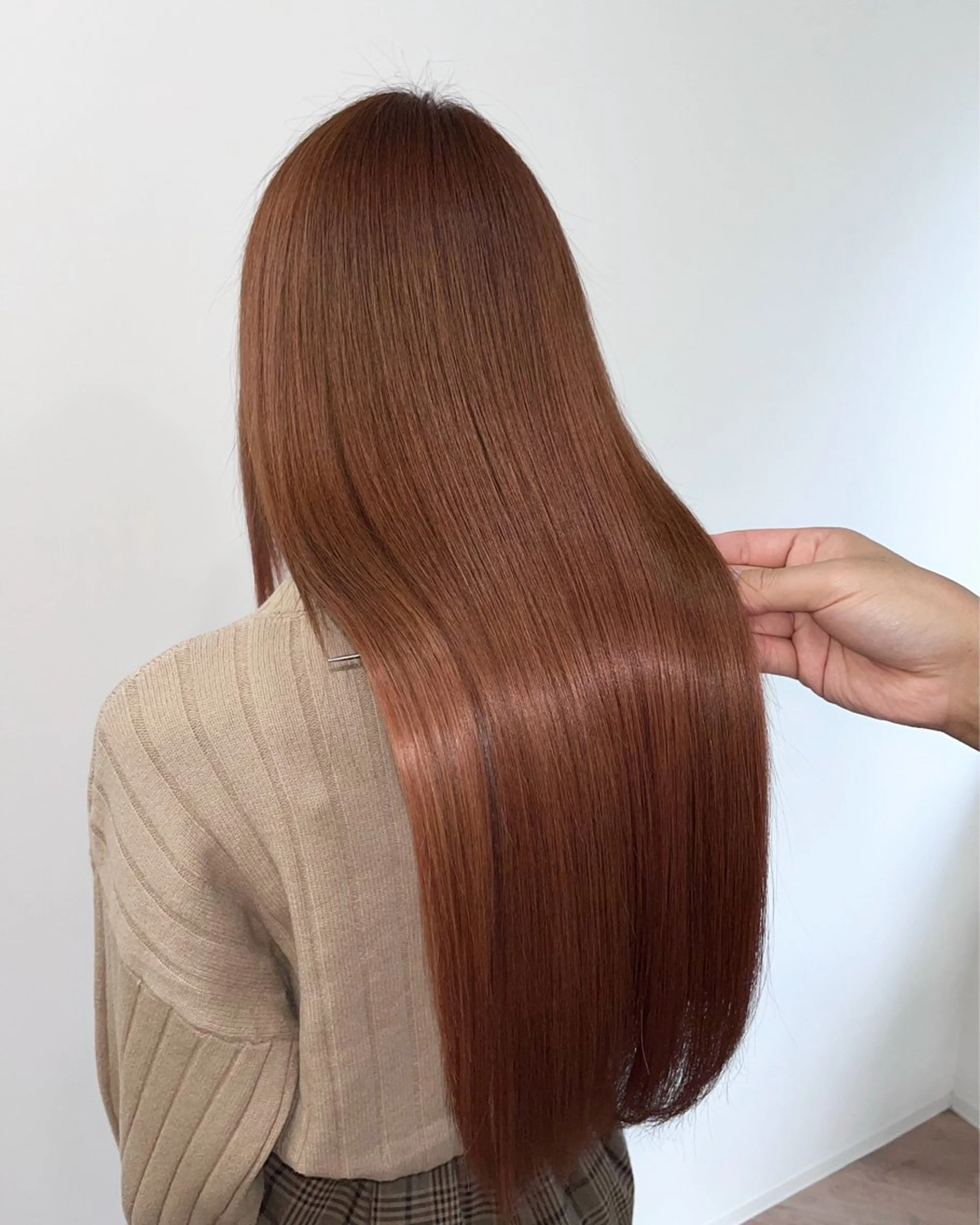 セミロング カラー 韓国風ヘア 似合わせカット 小顔カット カット ヘアカラー トリートメント 渋谷レイヤーカット❌ 縮毛矯正専門/武田涼のヘアスタイル