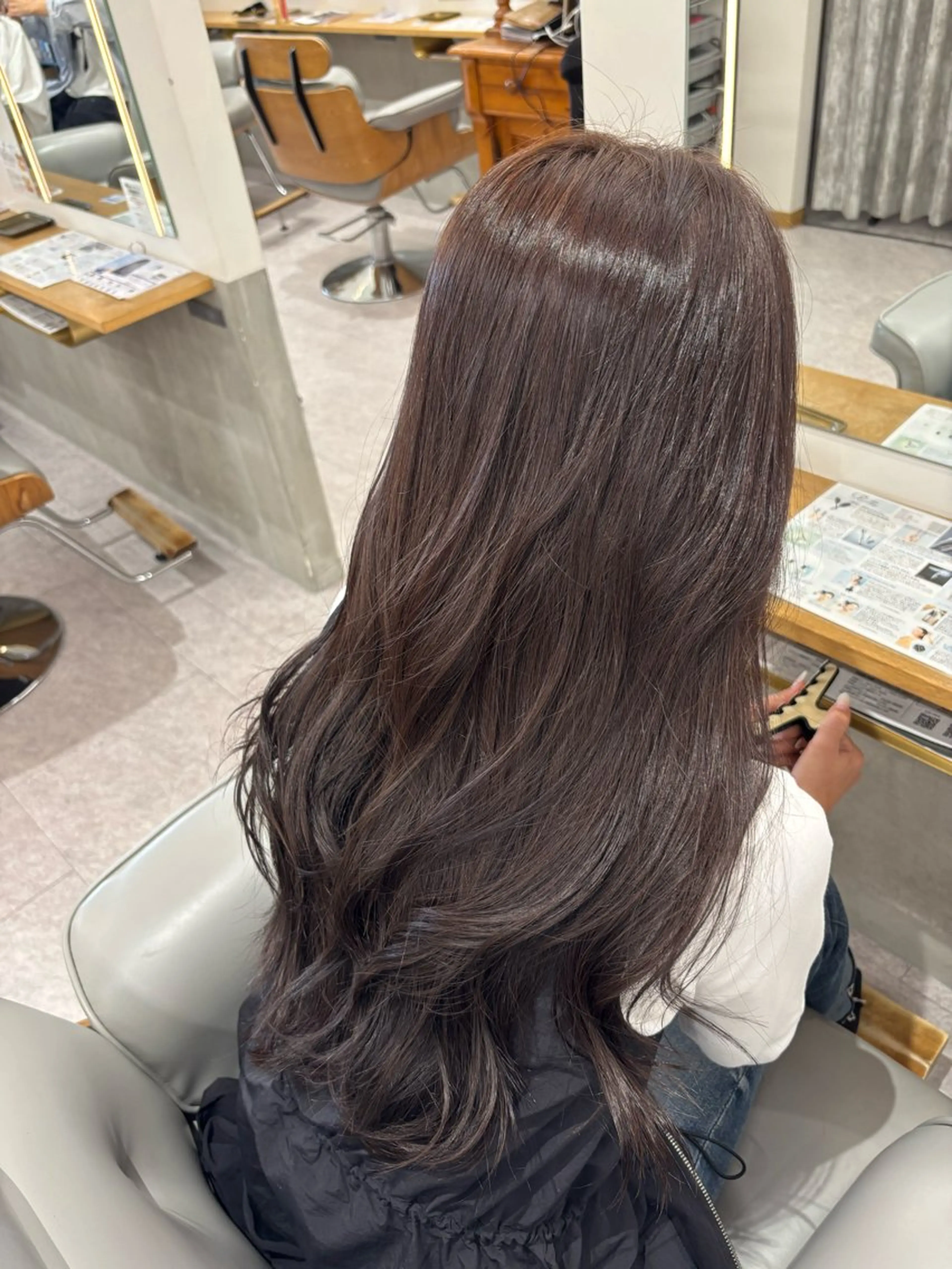 カラー ブラウンカラー 小橋 亮太のヘアスタイル