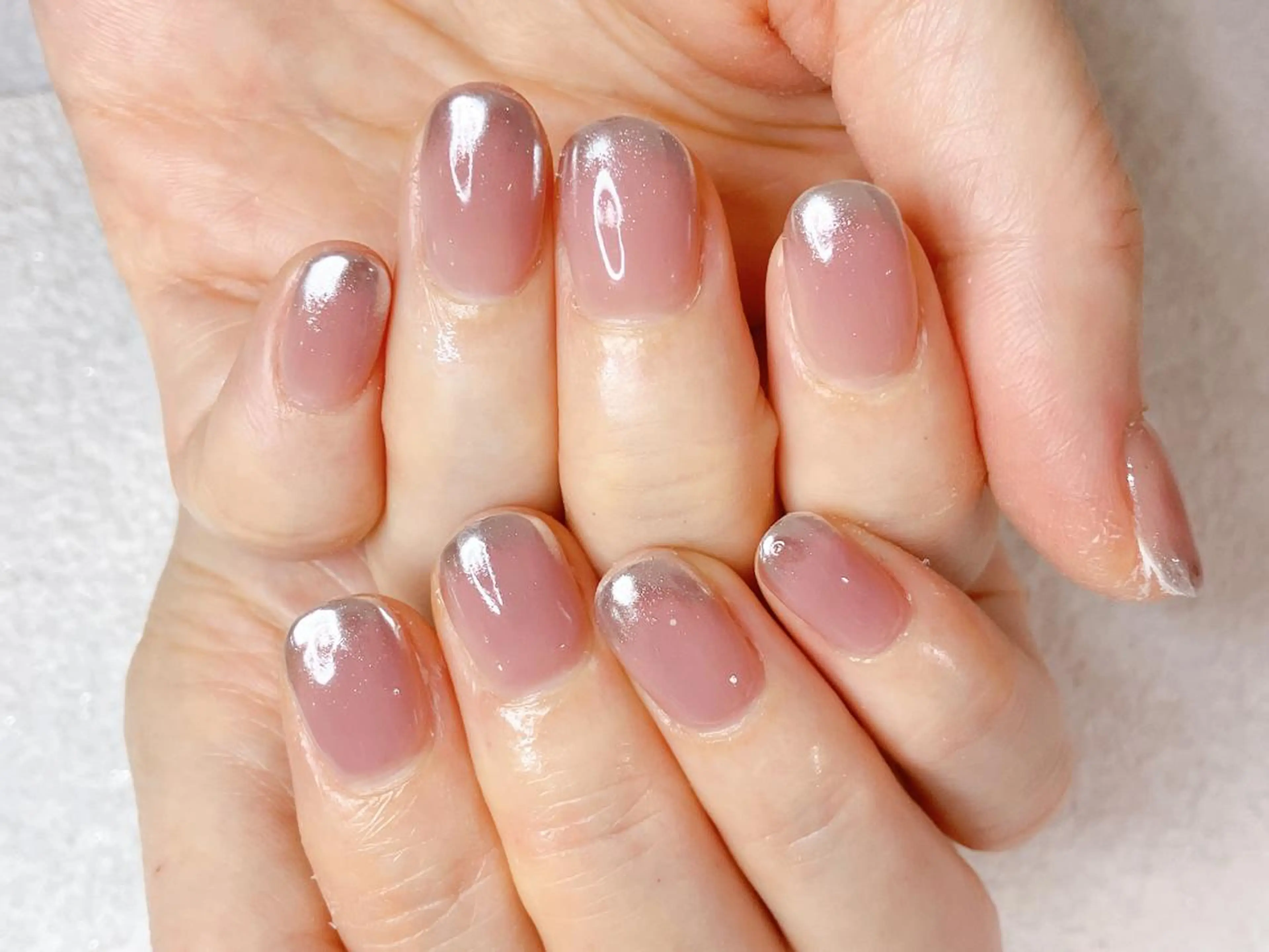 ネイル ミラーネイル Nailsalon ＆Noelのネイルデザイン