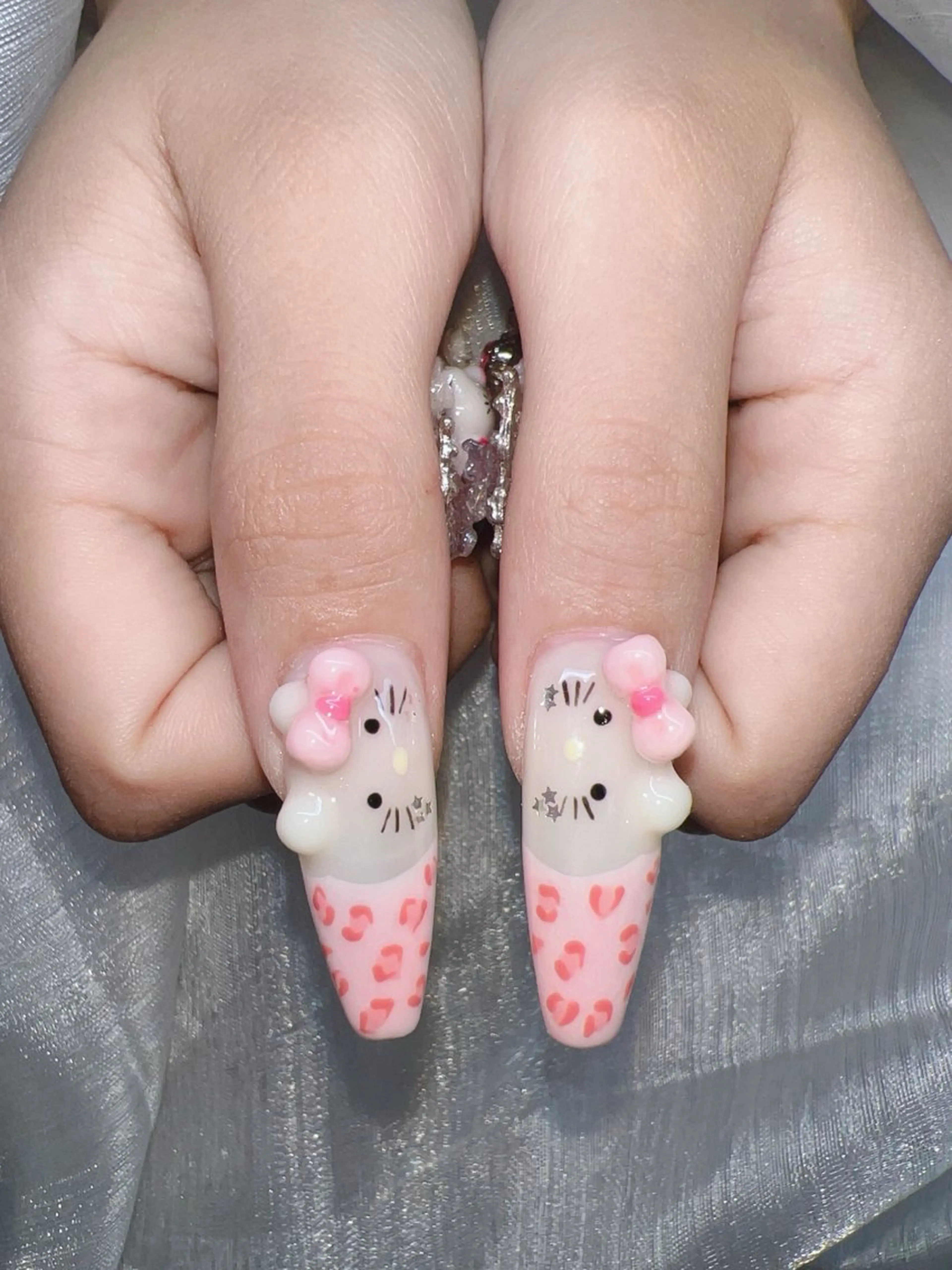 ネイル 長さ出し グラデーション キラキラネイル マグネットネイル ニュアンスネイル Lee Nails チップ長さだし専門店のネイルデザイン