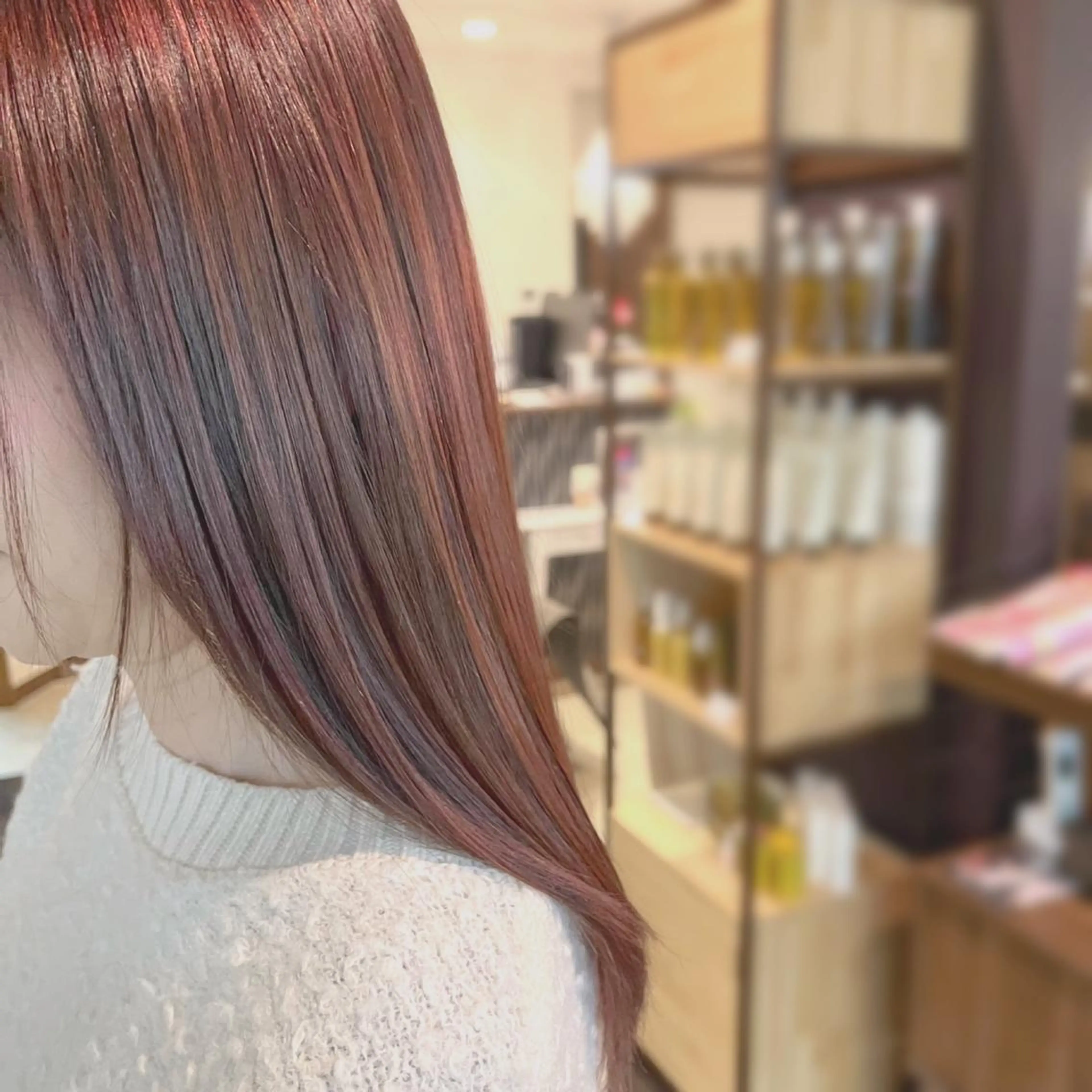 ロング カラー ハイライトカラー ピンクカラー ハイライト 大島 智志のヘアスタイル