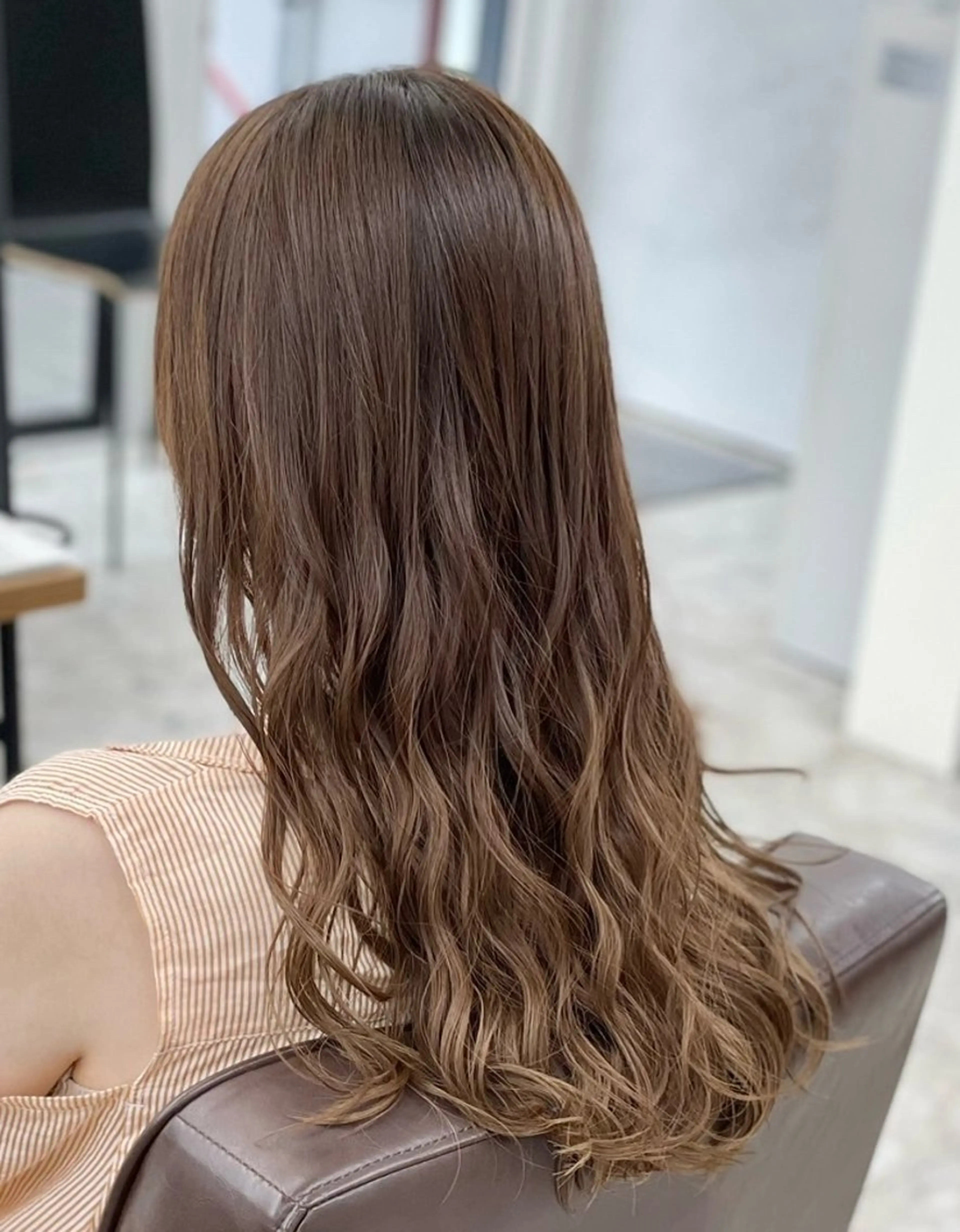 ロング ハイライト 特化　須永🐶のヘアスタイル