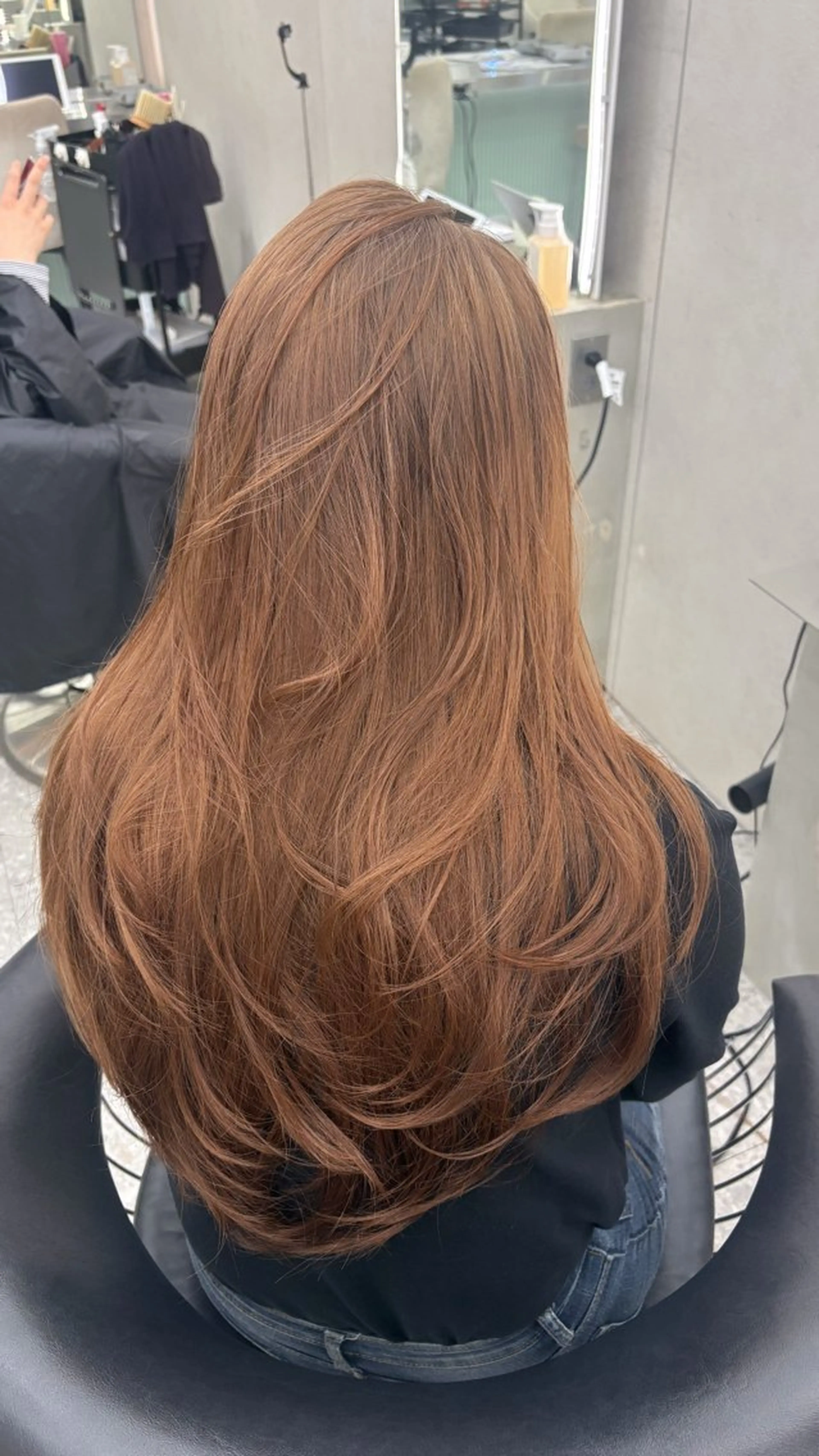 ロング ハッシュカット ハイレイヤー レイヤーカット Yuta✂︎ 韓国レイヤー🪽のヘアスタイル