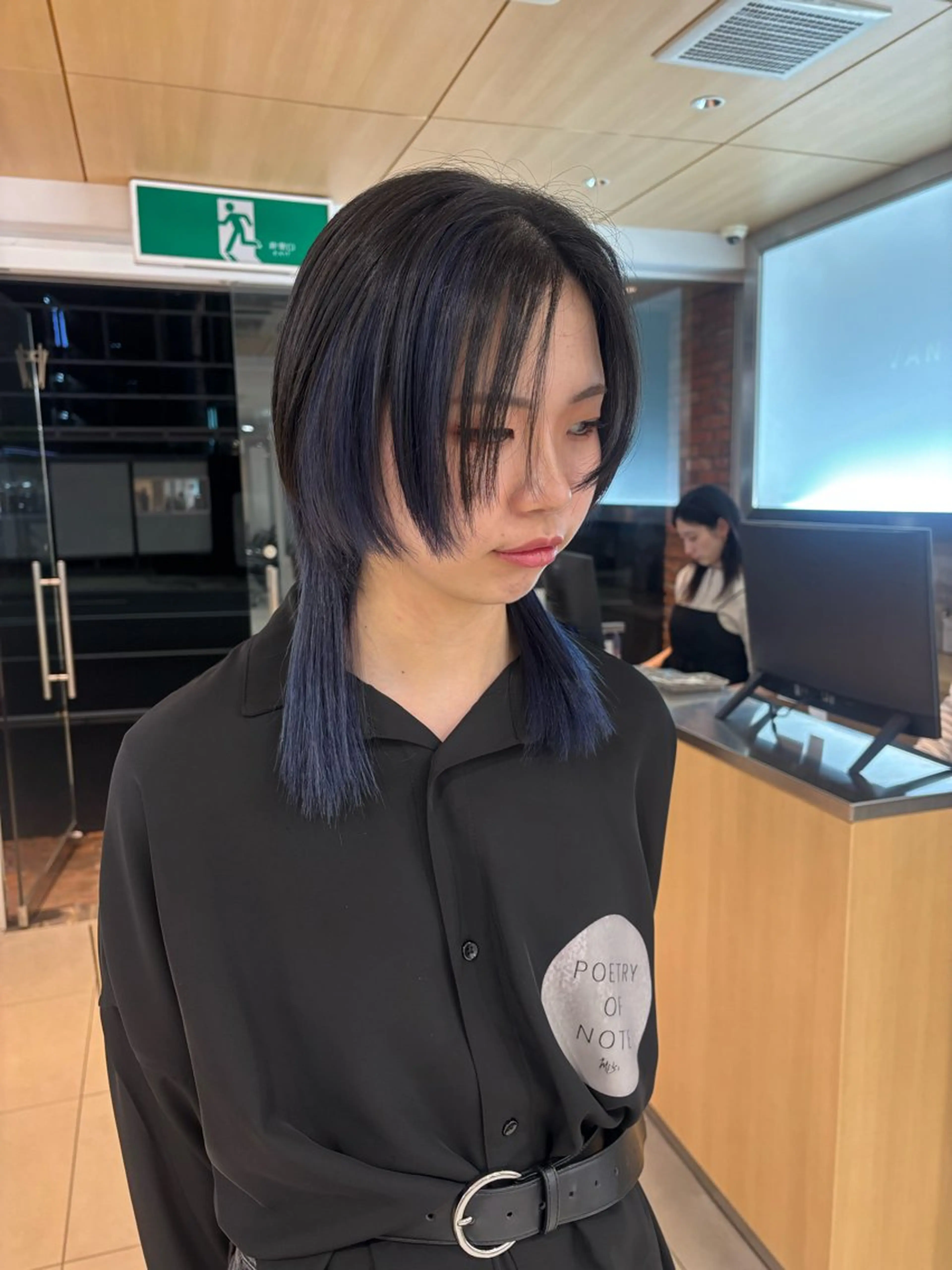 セミロング カラー 💈メンズパーマ カラー💈momoのヘアスタイル