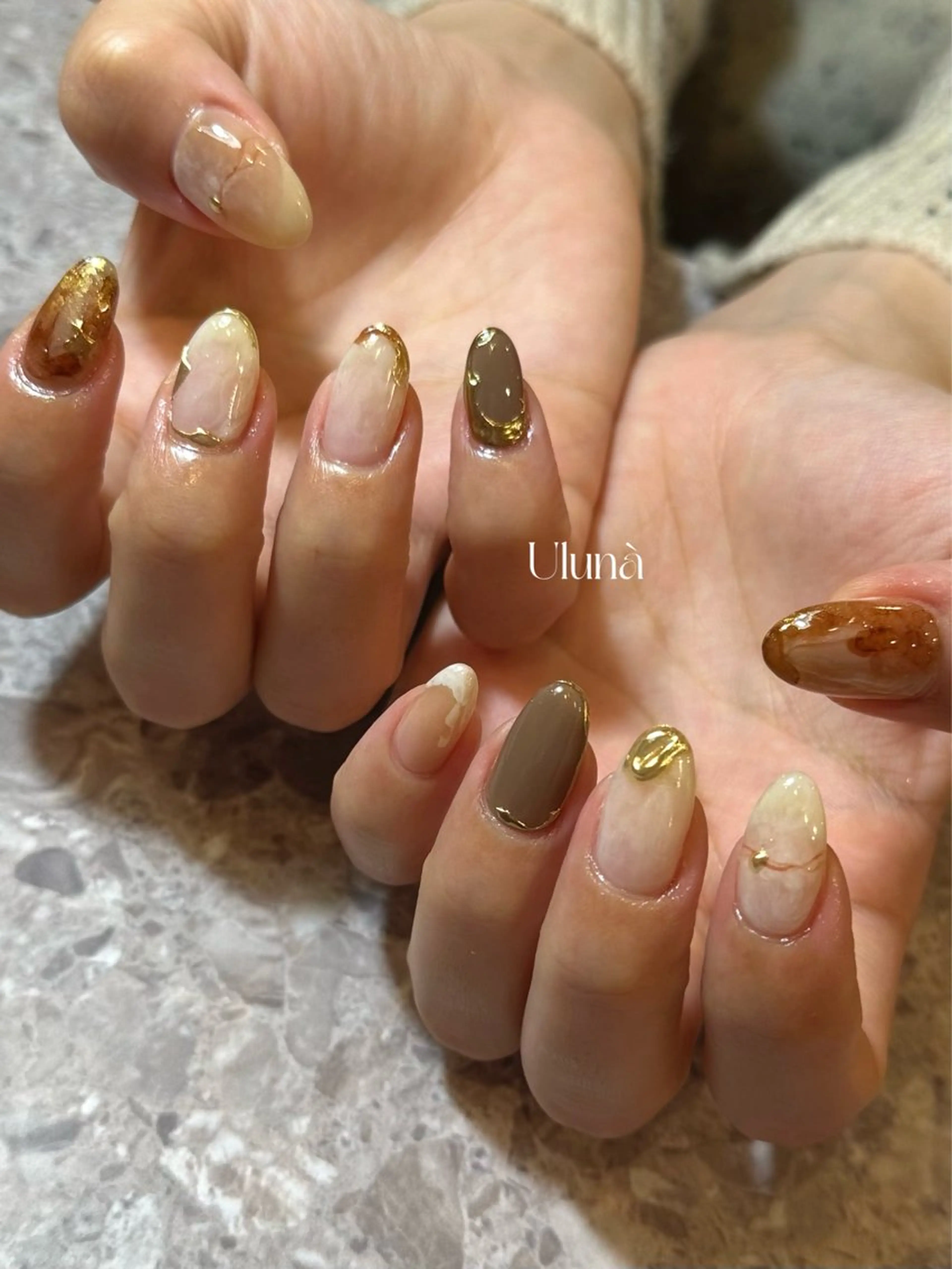 ネイル ハンドネイル Ulunà nail salonのネイルデザイン