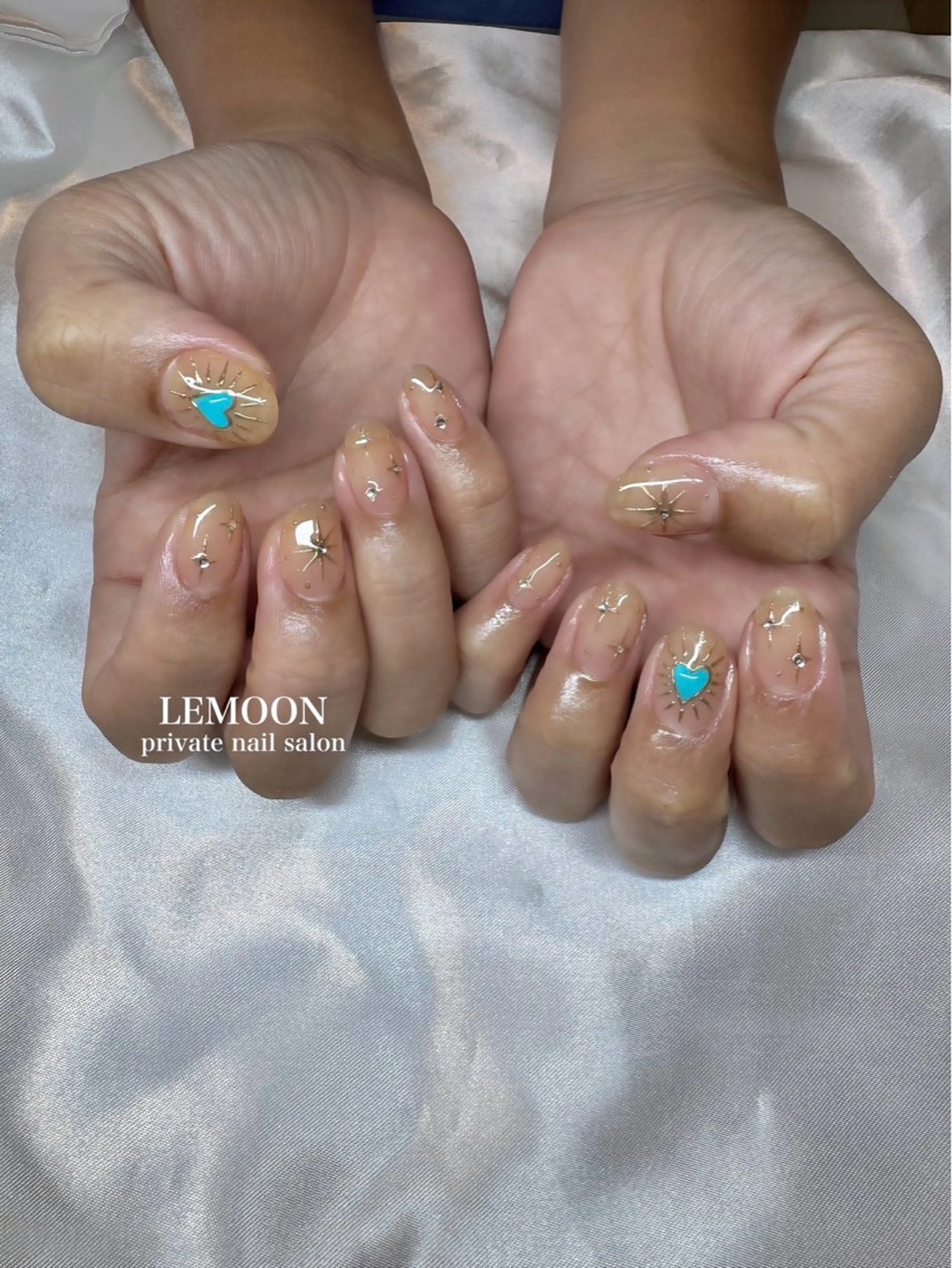 ネイル アートネイル ミラーネイル nail salon LEMOONのネイルデザイン