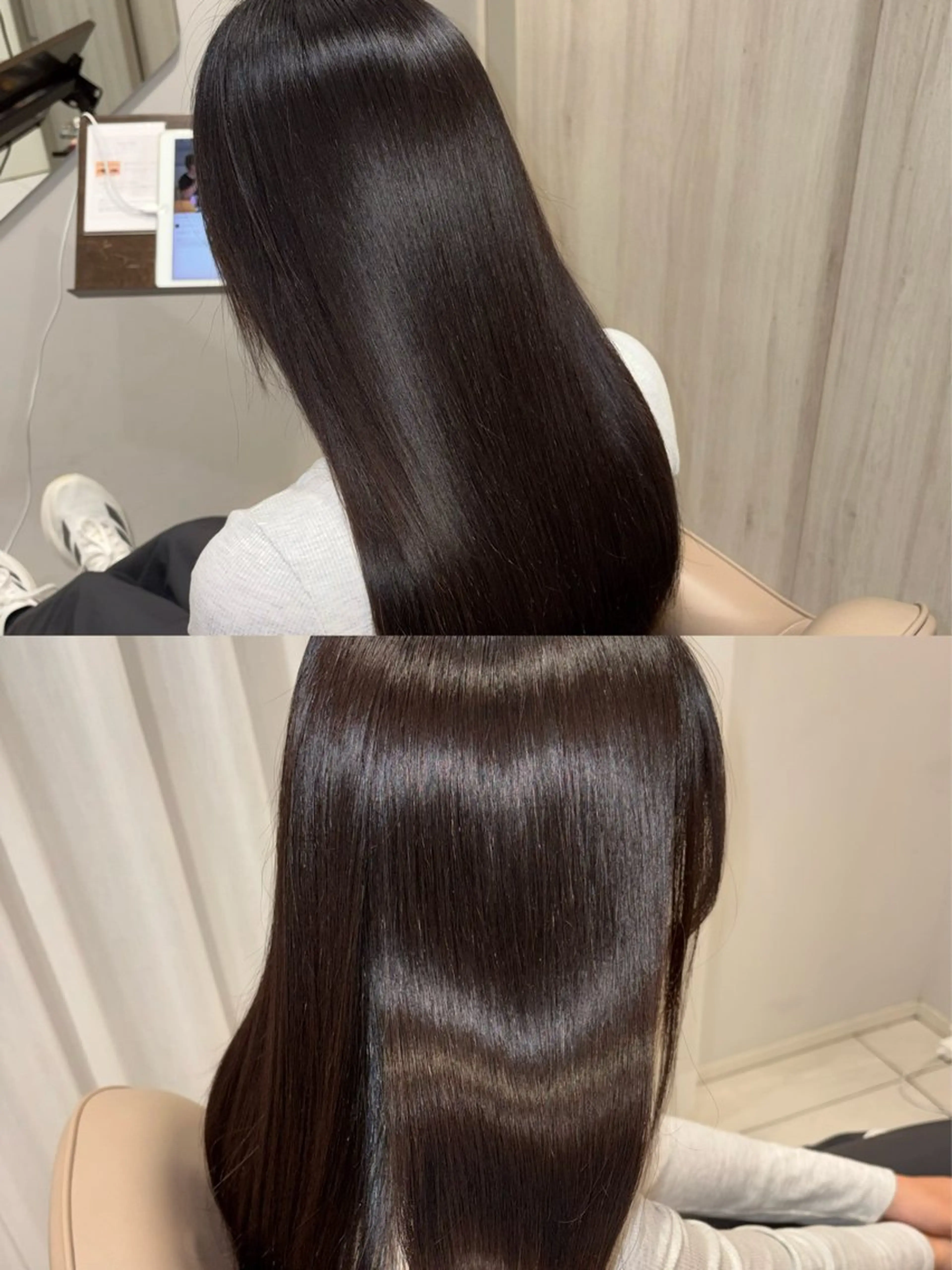 ロング 縮毛矯正 縮毛矯正 ココロ cocoroのヘアスタイル