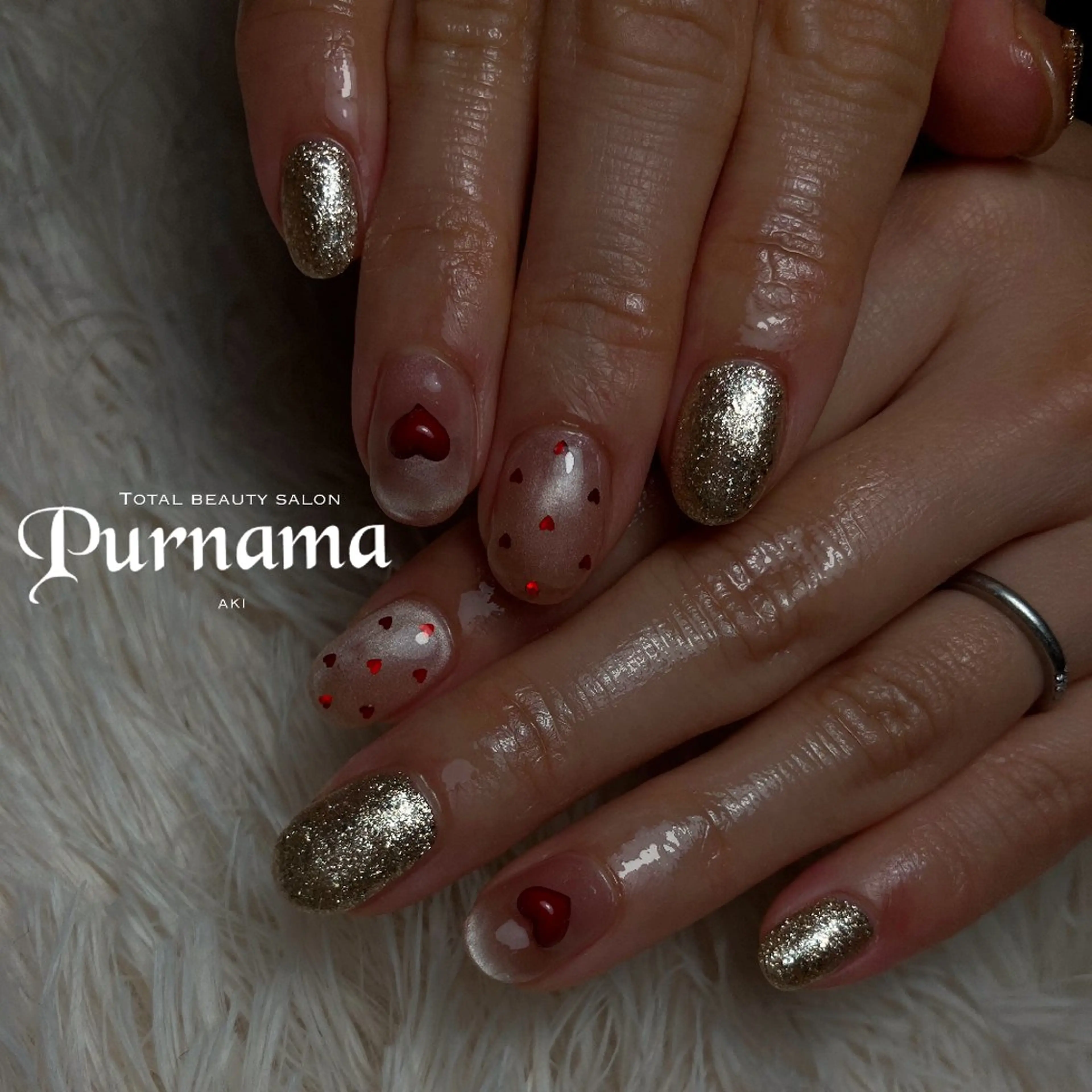 ネイル ハンドネイル Purnama あきのネイルデザイン