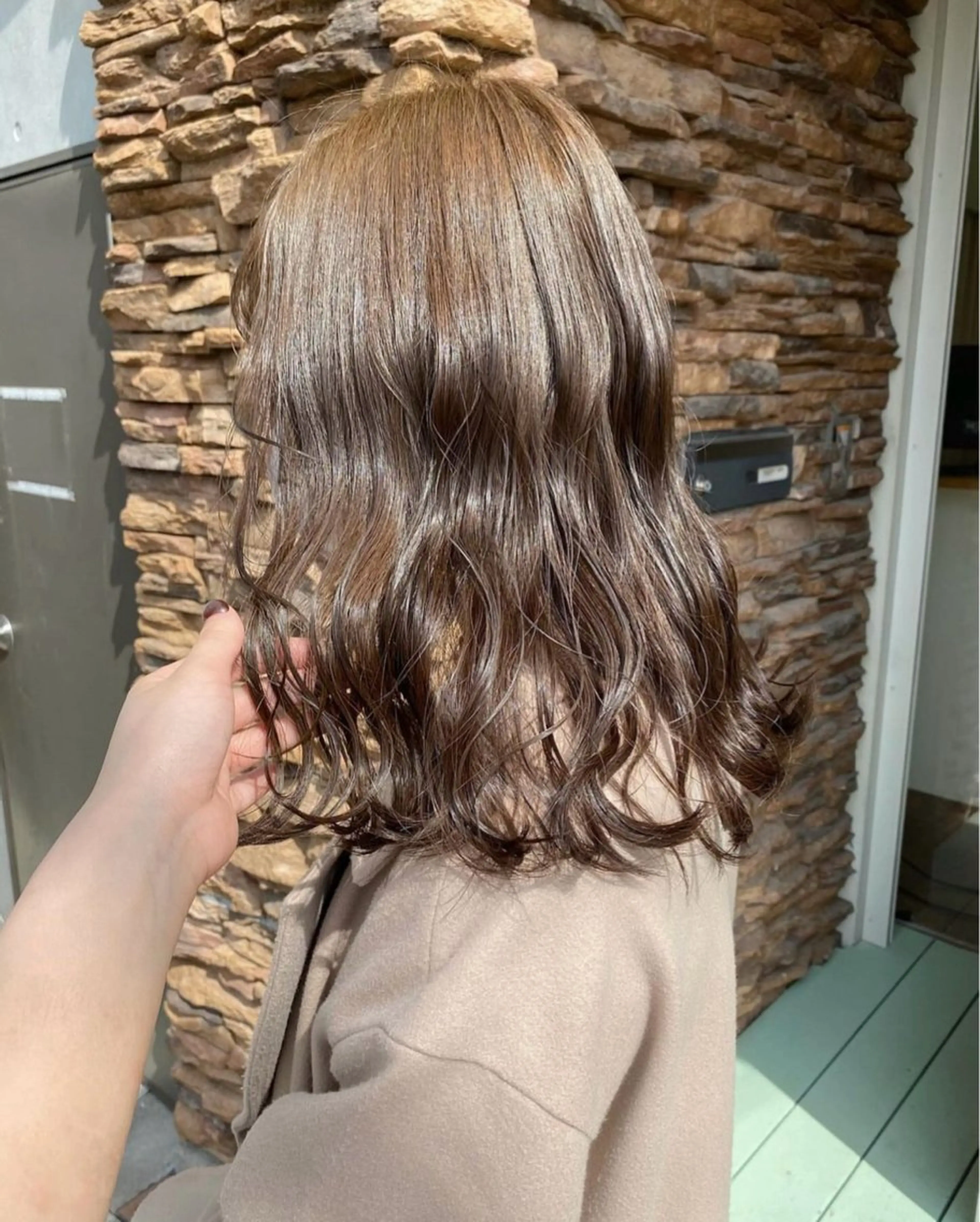 ミディアム カラー 美髪✨艶髪✨髪質改善 カラー特化❣大石優奈のヘアスタイル