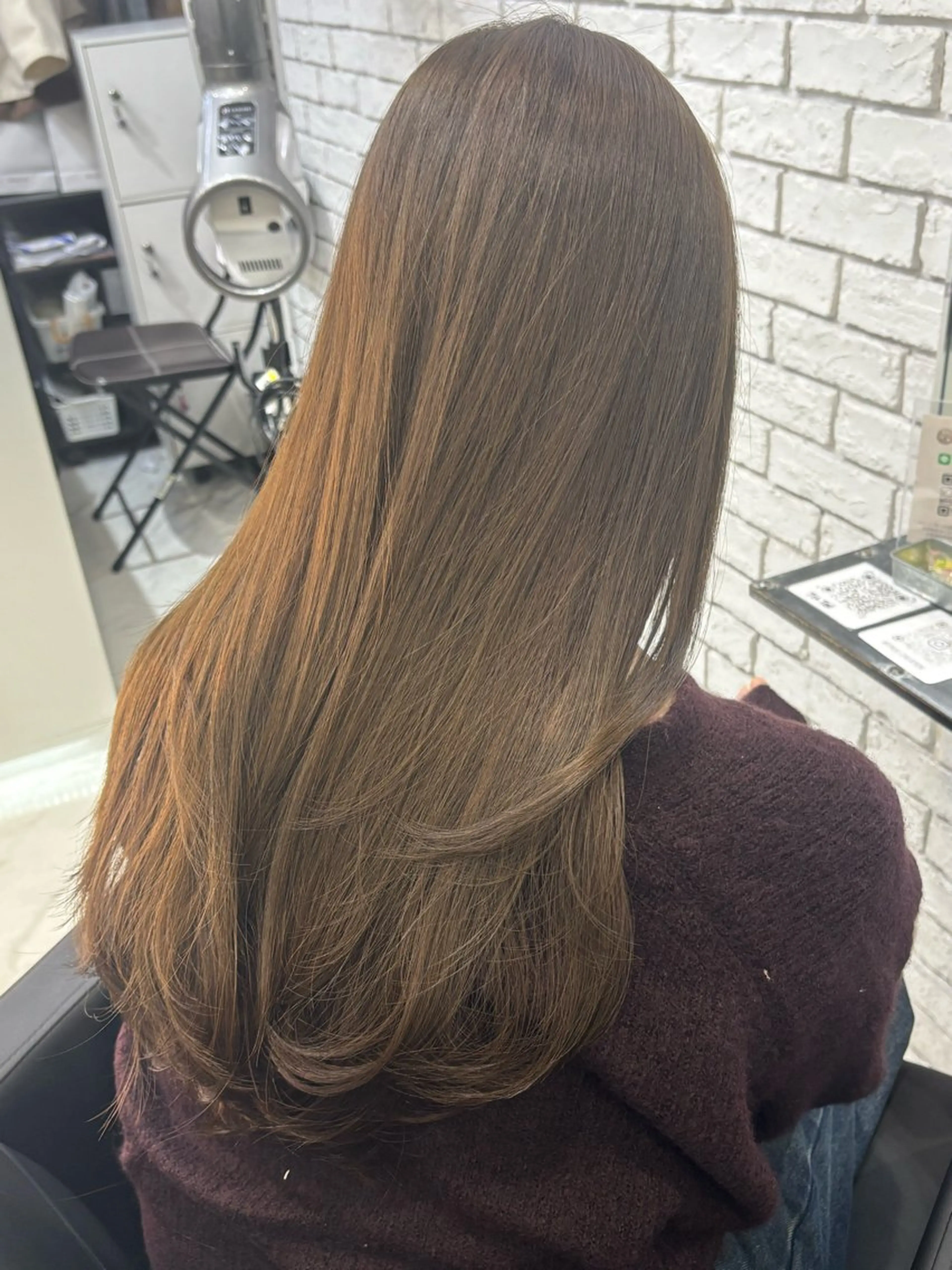 ロング ヘアカラー ボブ/ブリーチなし艶 カラー🫧sHOMaのヘアスタイル