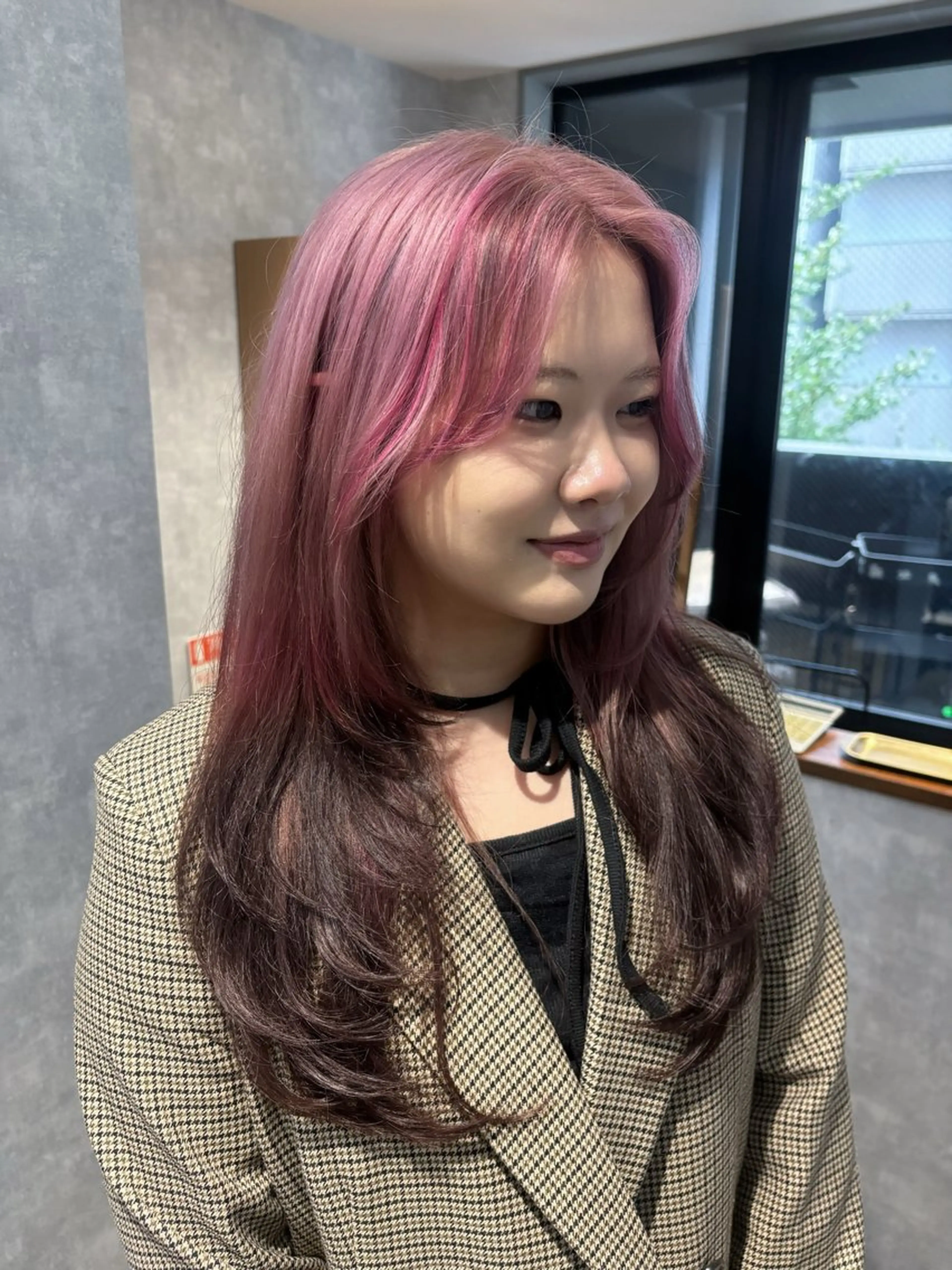 ロング カット ヘアカラー トリートメント 🌐NATSUMI 🌐【寒色カラー】のヘアスタイル