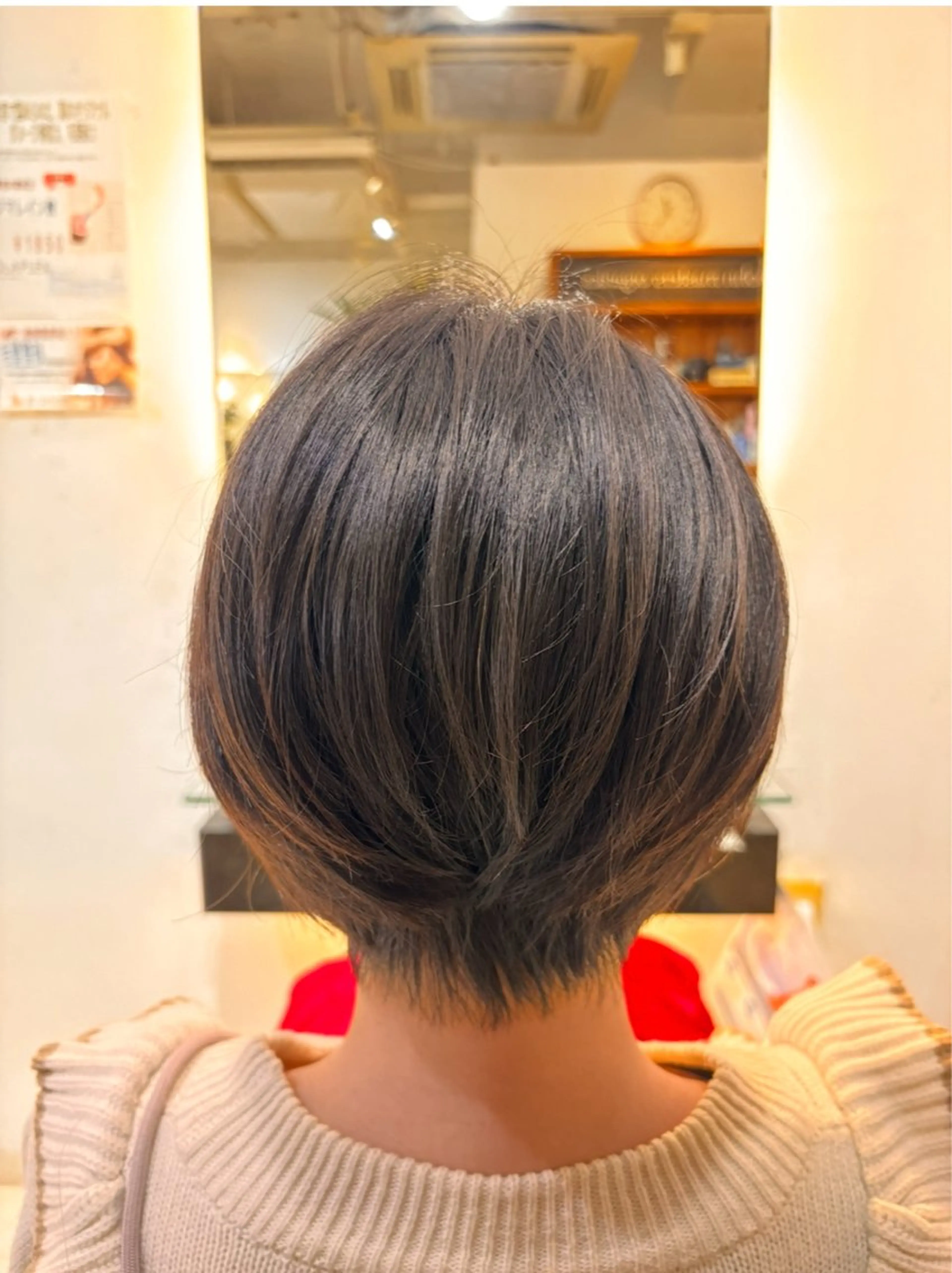 カット＋リタッチカラー＋2工程トリートメントの写真