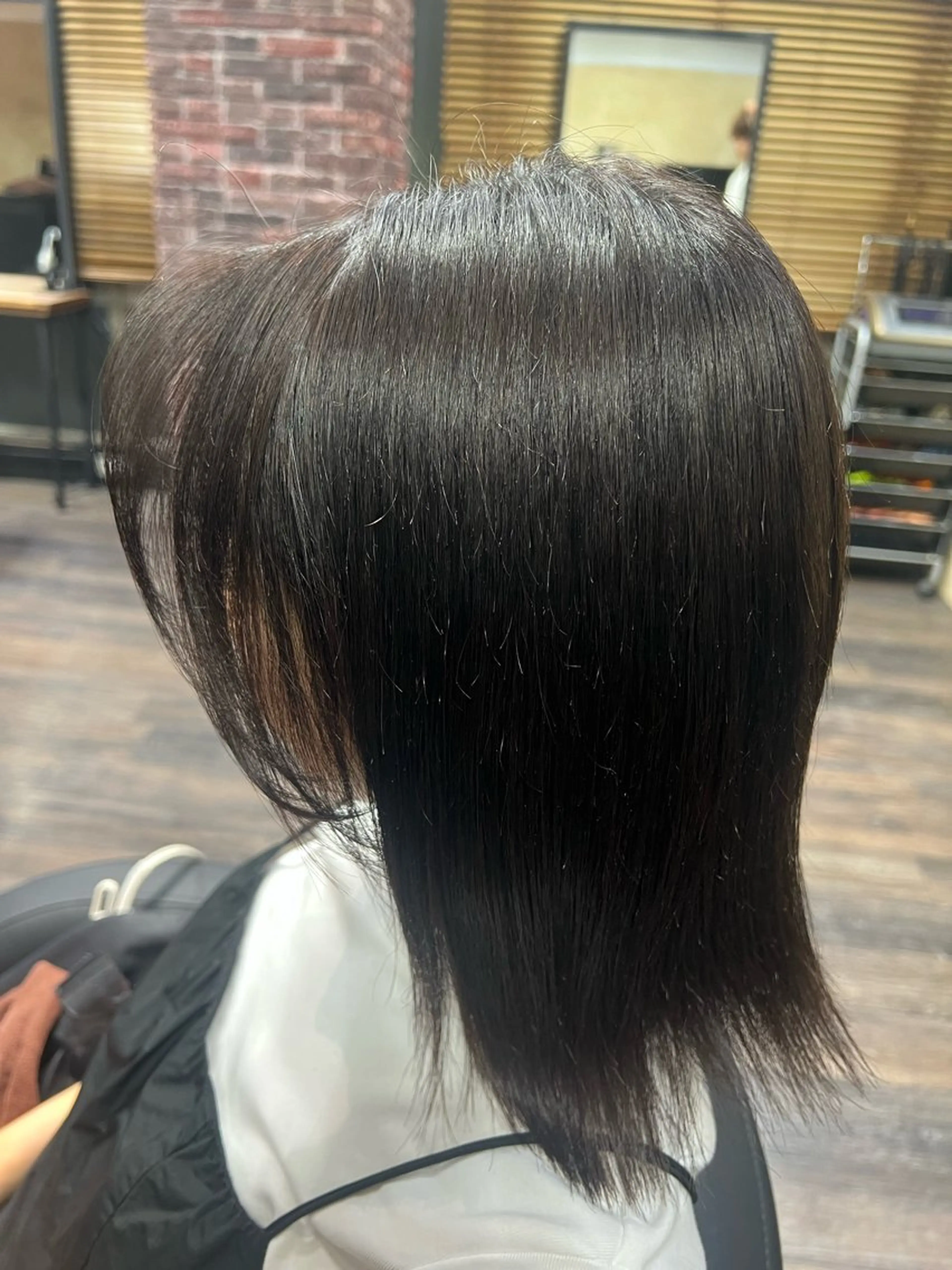 ミディアム カラー ブリーチ カットカラー縮毛 モデル募集/鈴木のヘアスタイル