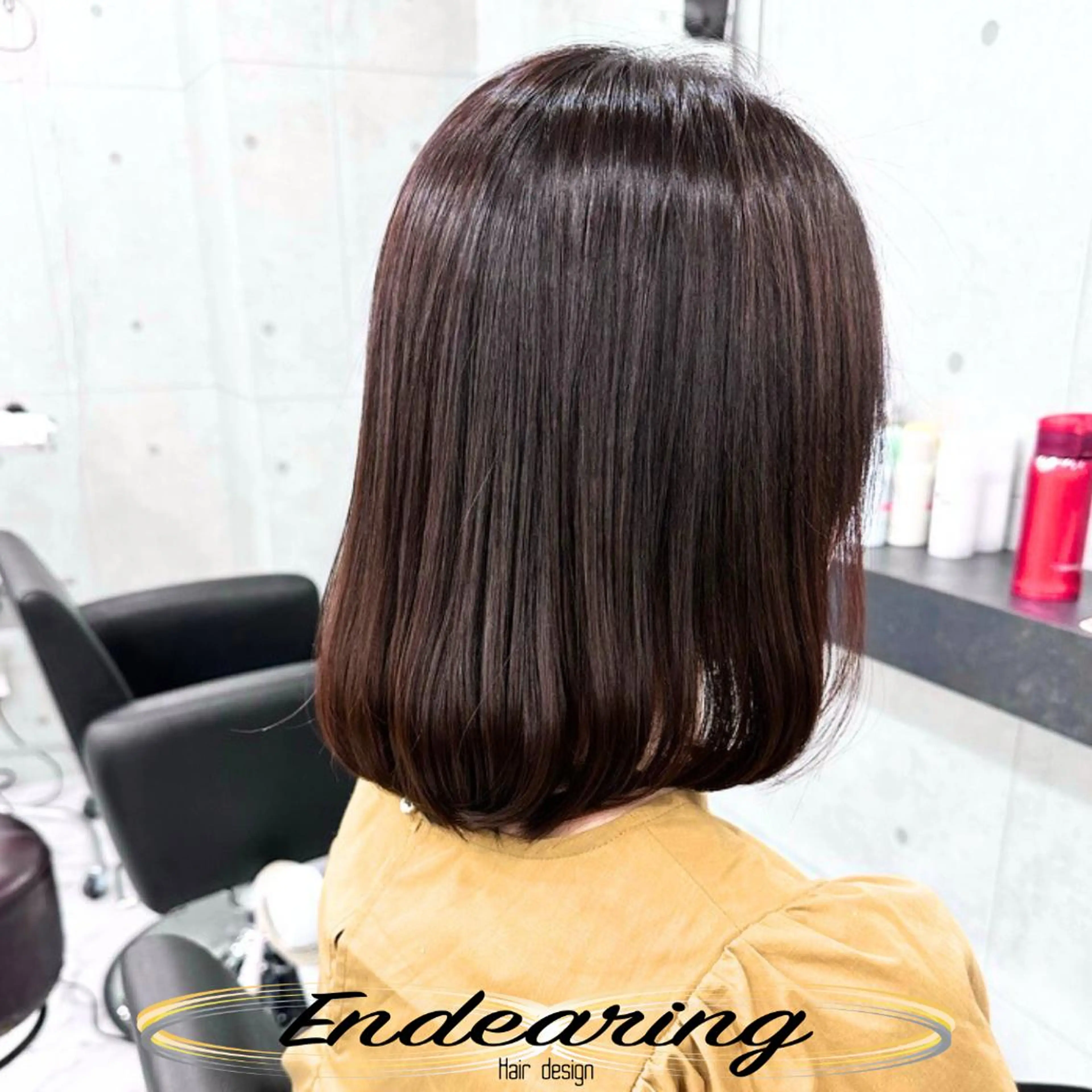 ミディアム レイヤーカット 似合わせカット 小顔カット カット ヘアカラー Endearing 銀座/YOKOのヘアスタイル