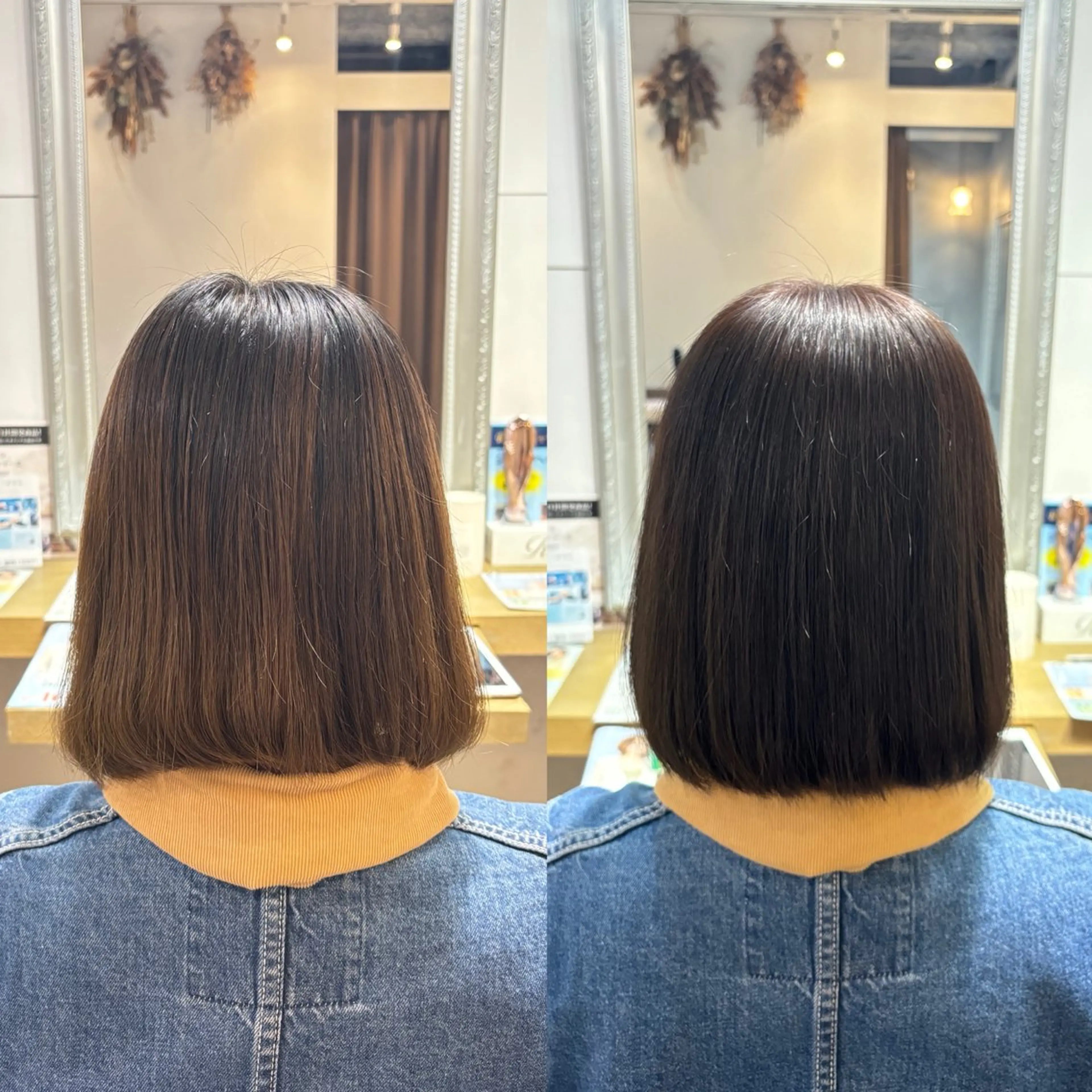 ミディアム 髪質改善 トリートメント 熊谷 沙紀 ／金山／ツヤ髪カラーのヘアスタイル