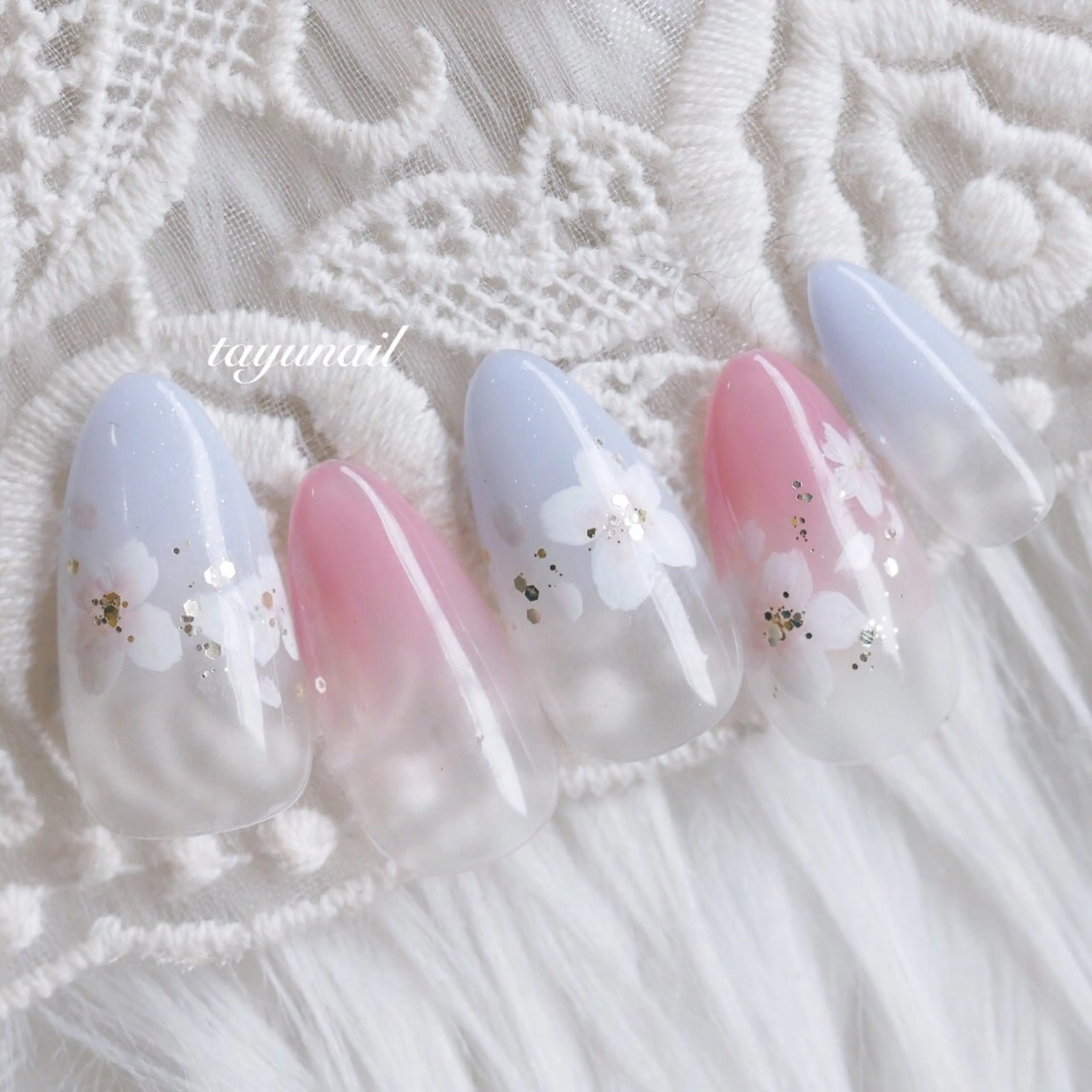 ネイル アートネイル ジェルネイル パラジェル ハンドネイル ネイルサロン 【たゆnail】のネイルデザイン