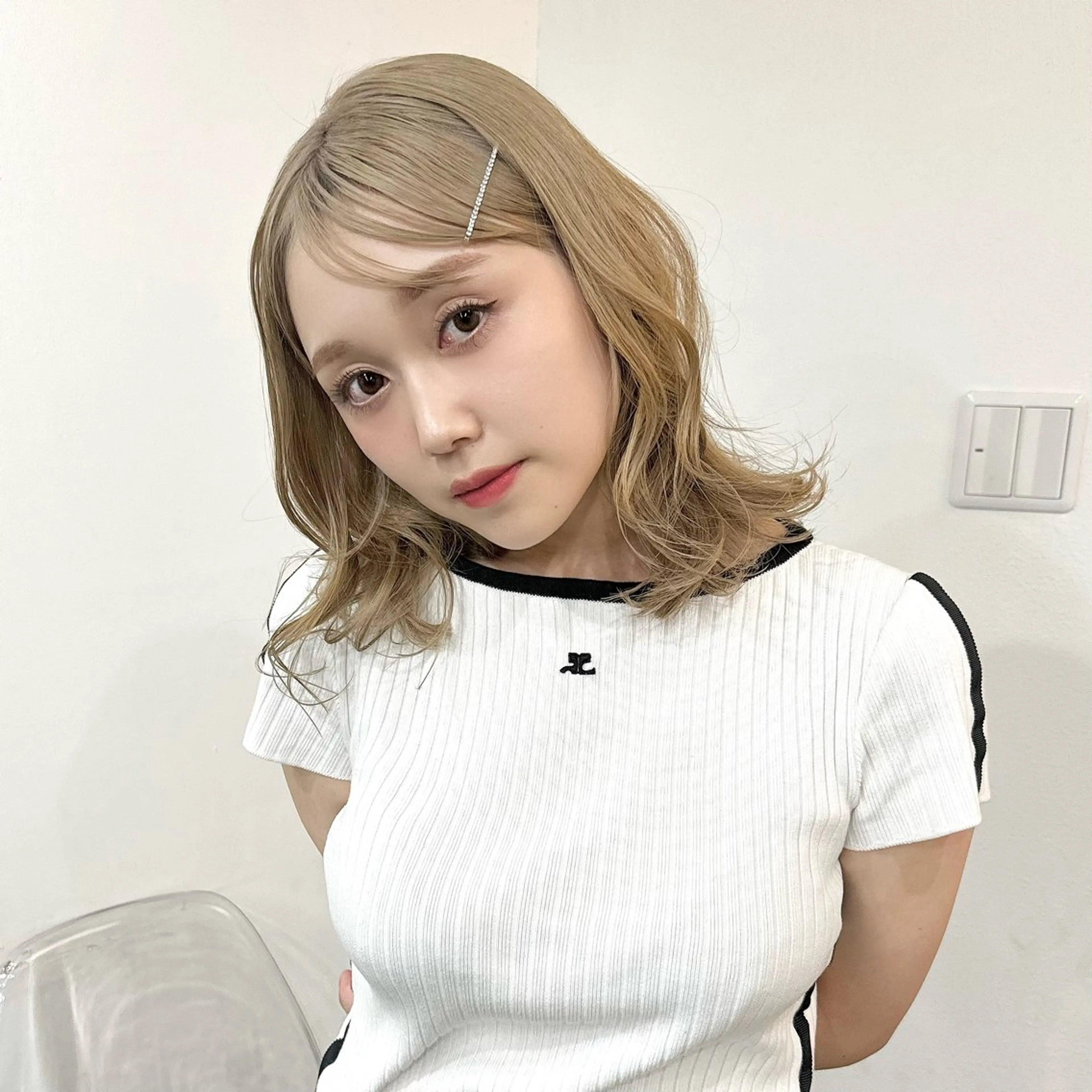 カラー ヘアカラー トリートメント エクステモデル募集 💗大阪梅田/川上のヘアスタイル