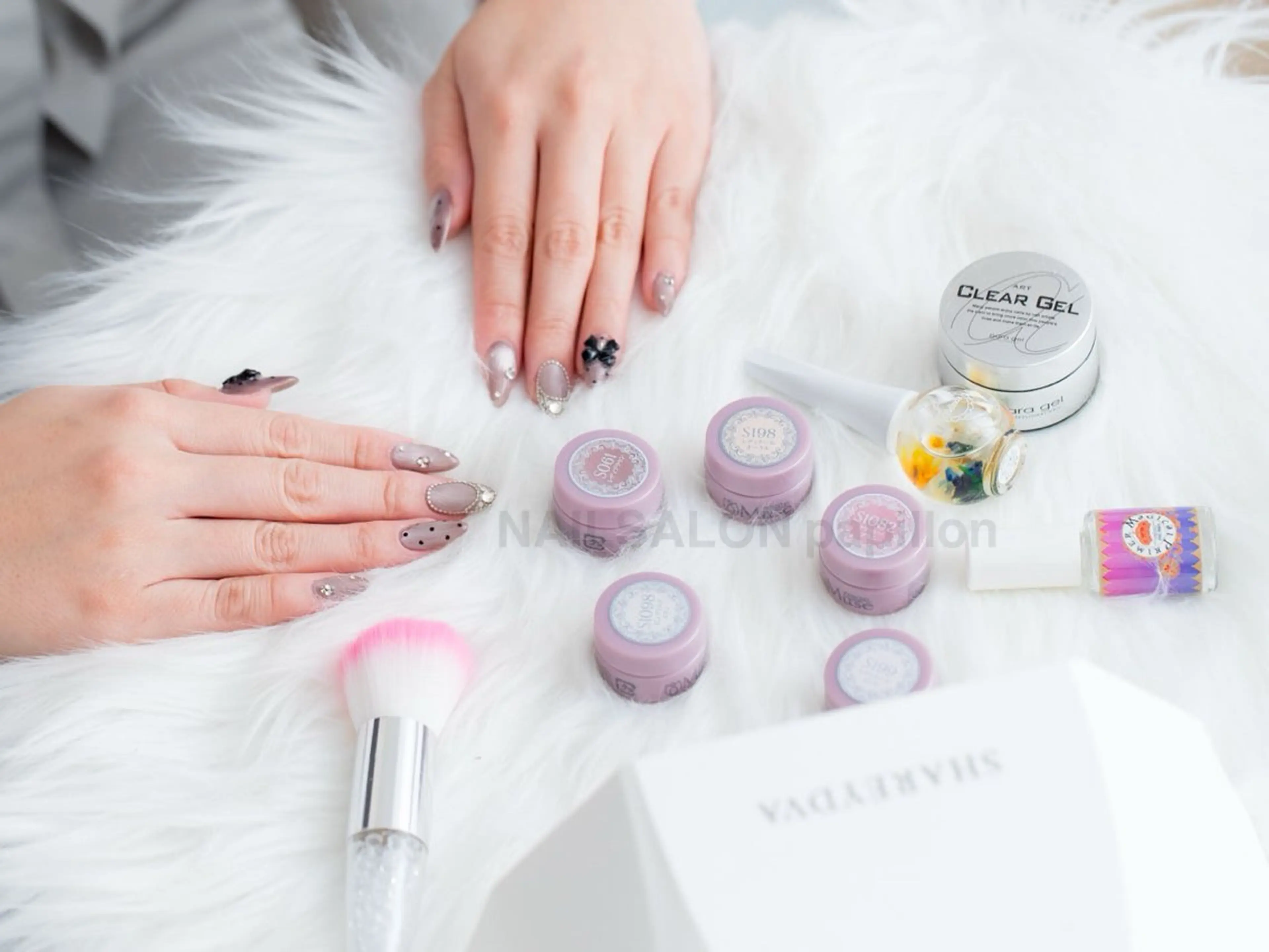 ネイル ジェルネイル パラジェル NAILSALON papillonのネイルデザイン