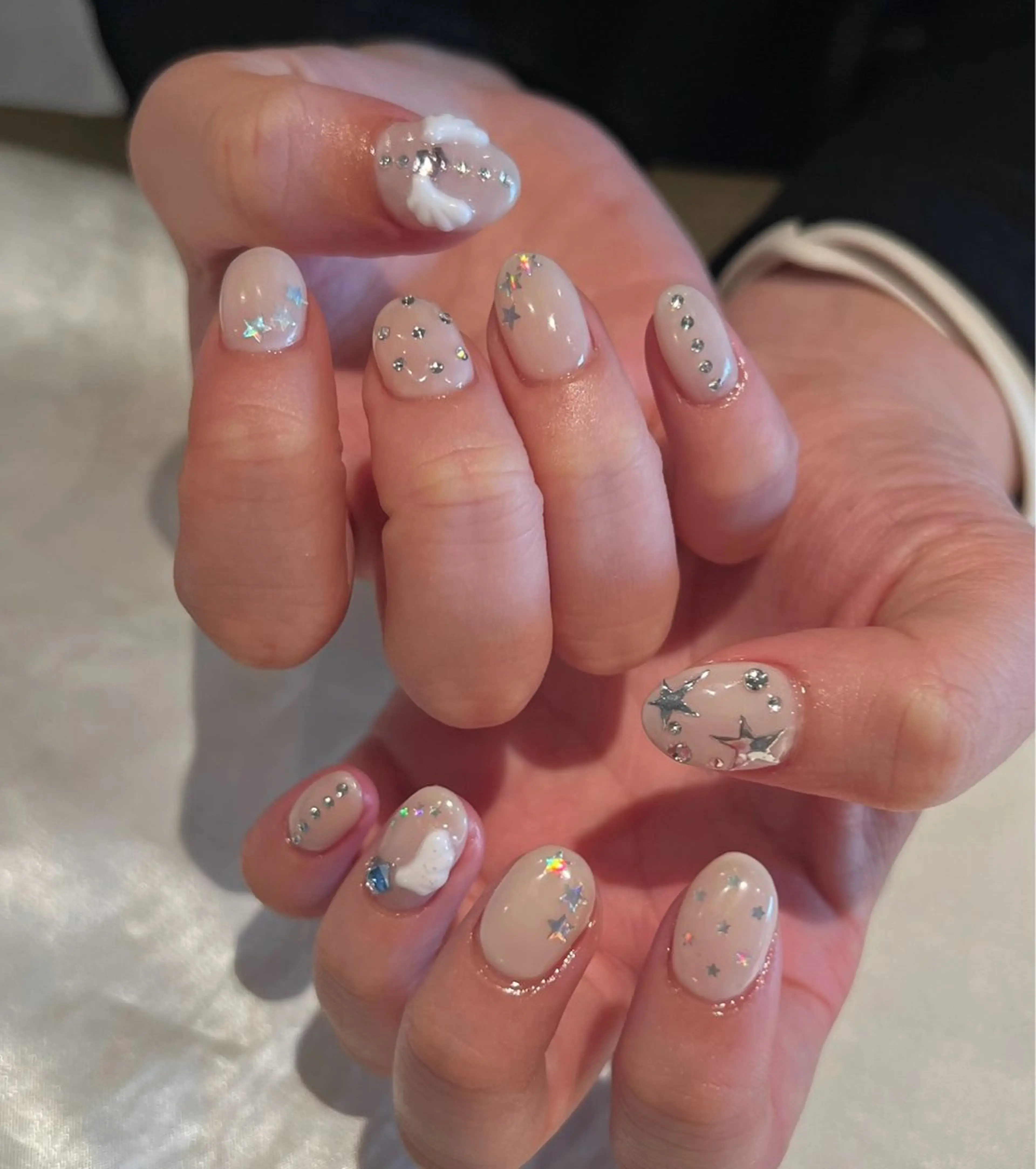 ネイル アートネイル ジェルネイル 持ち込み ウエチ ノリカ🐸のネイルデザイン