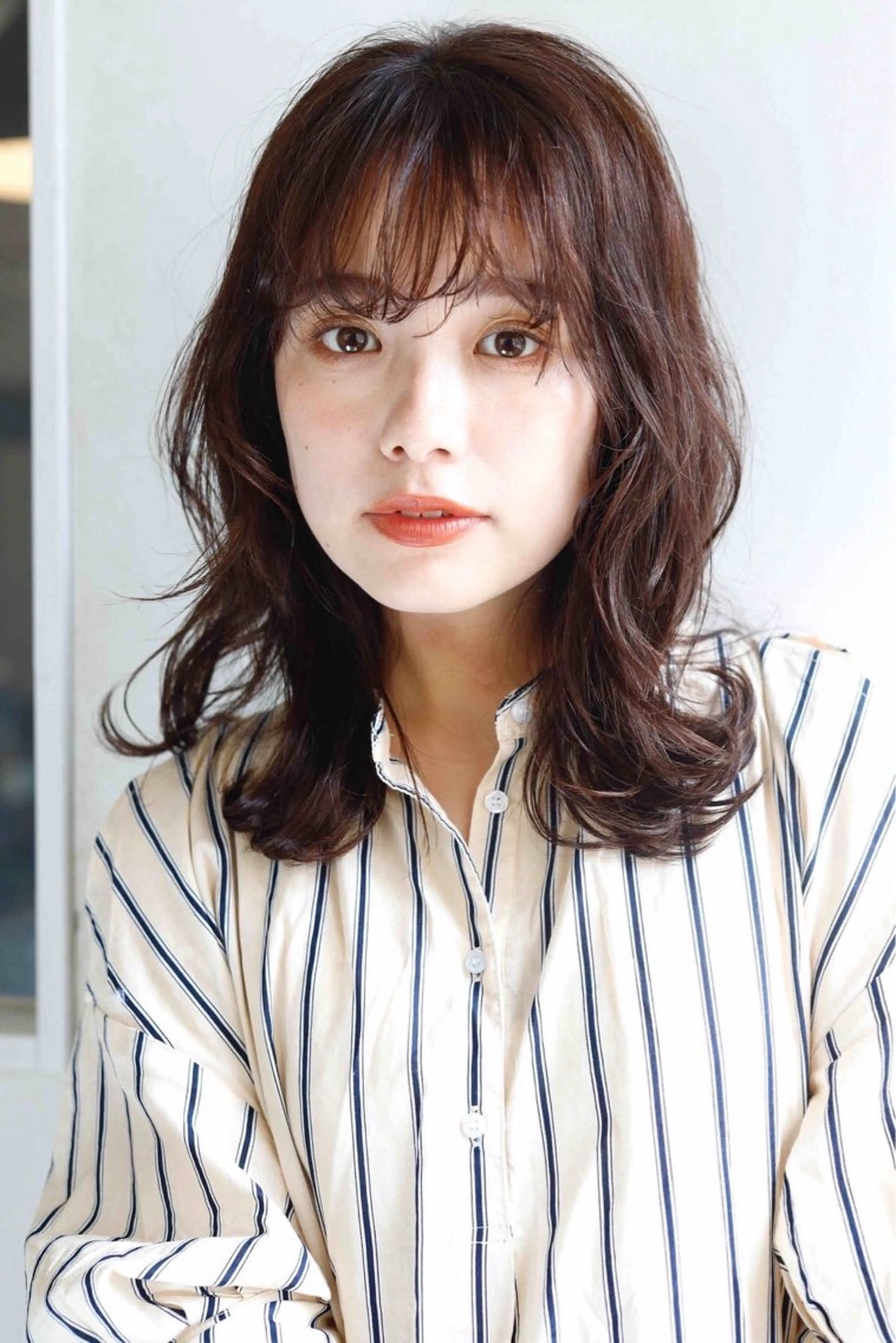 ミディアム カラー ナチュラル透明感 カラー/なお🍒のヘアスタイル