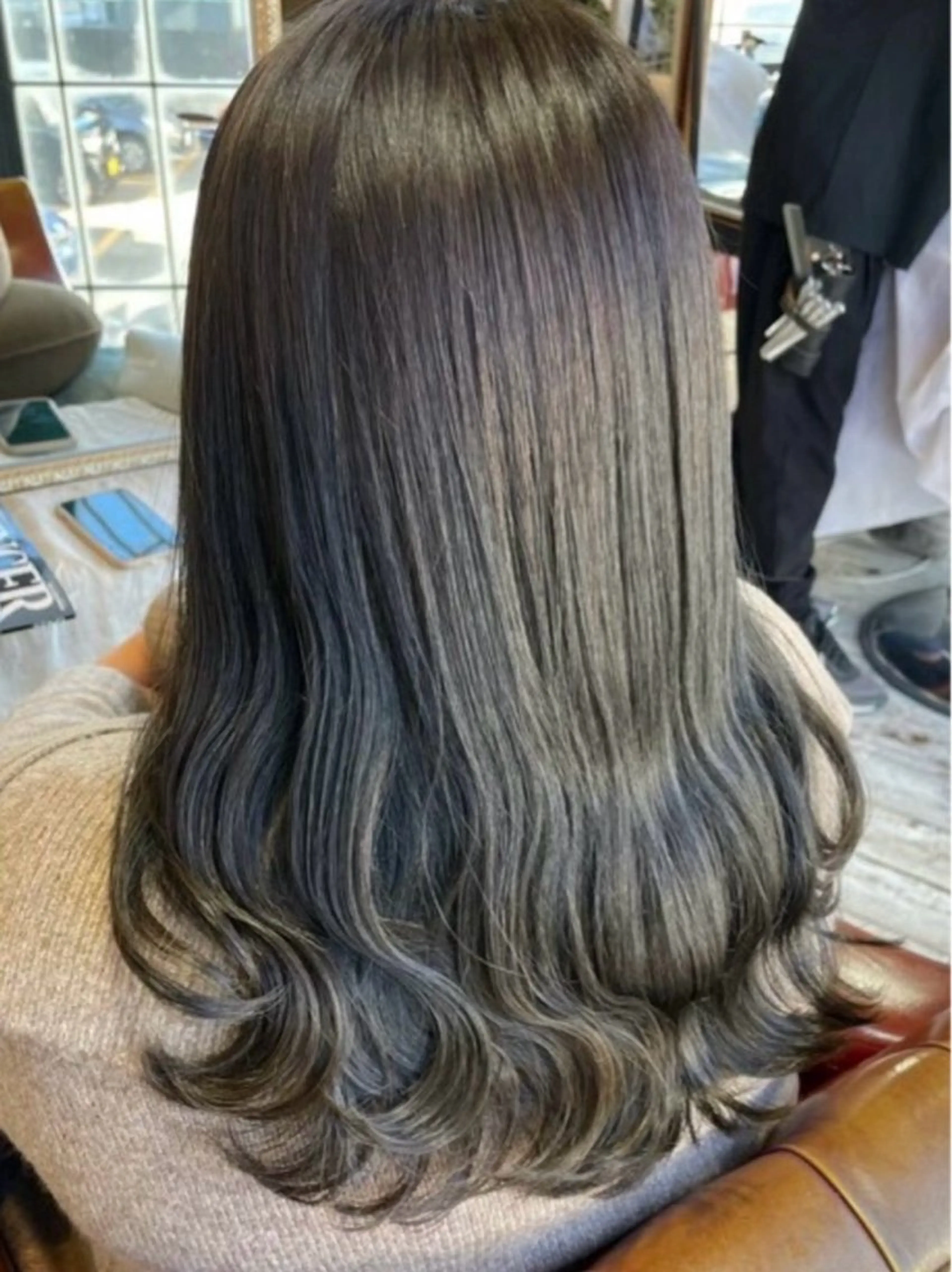 セミロング 佐藤紗代/メンズ/ 縮毛矯正のヘアスタイル