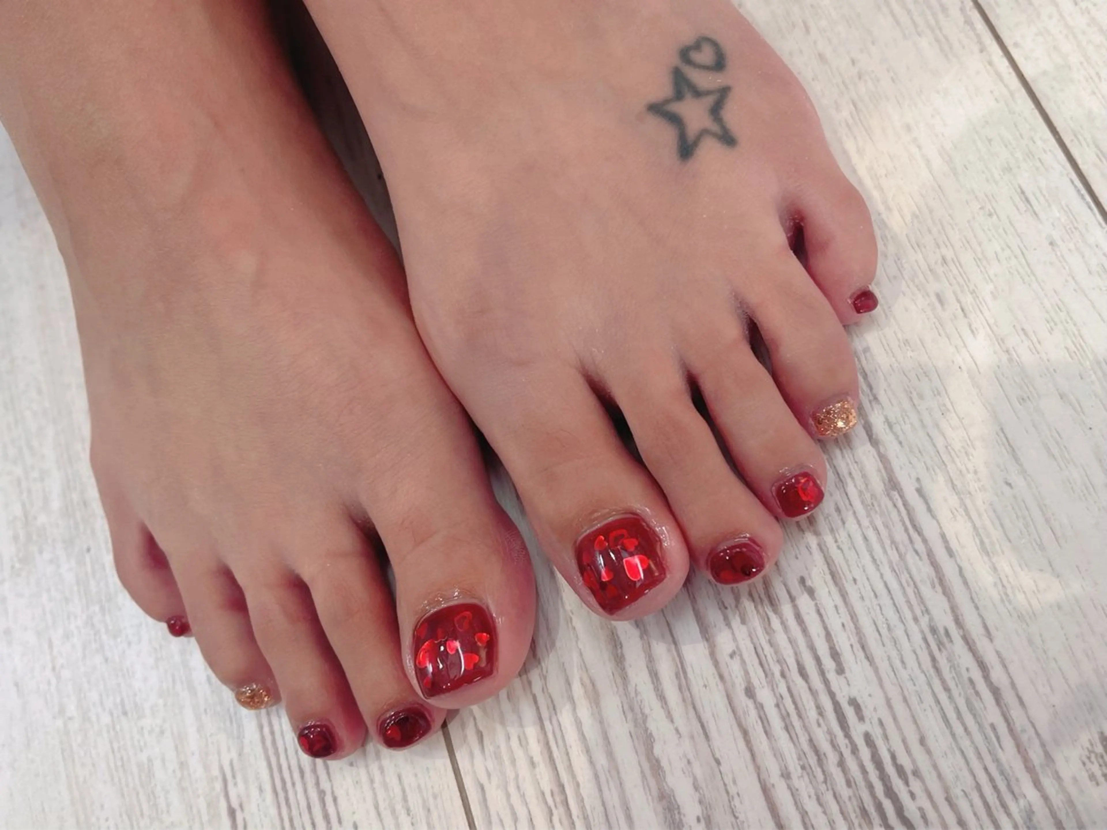 𓍱フット𓍱オフあり　designの写真