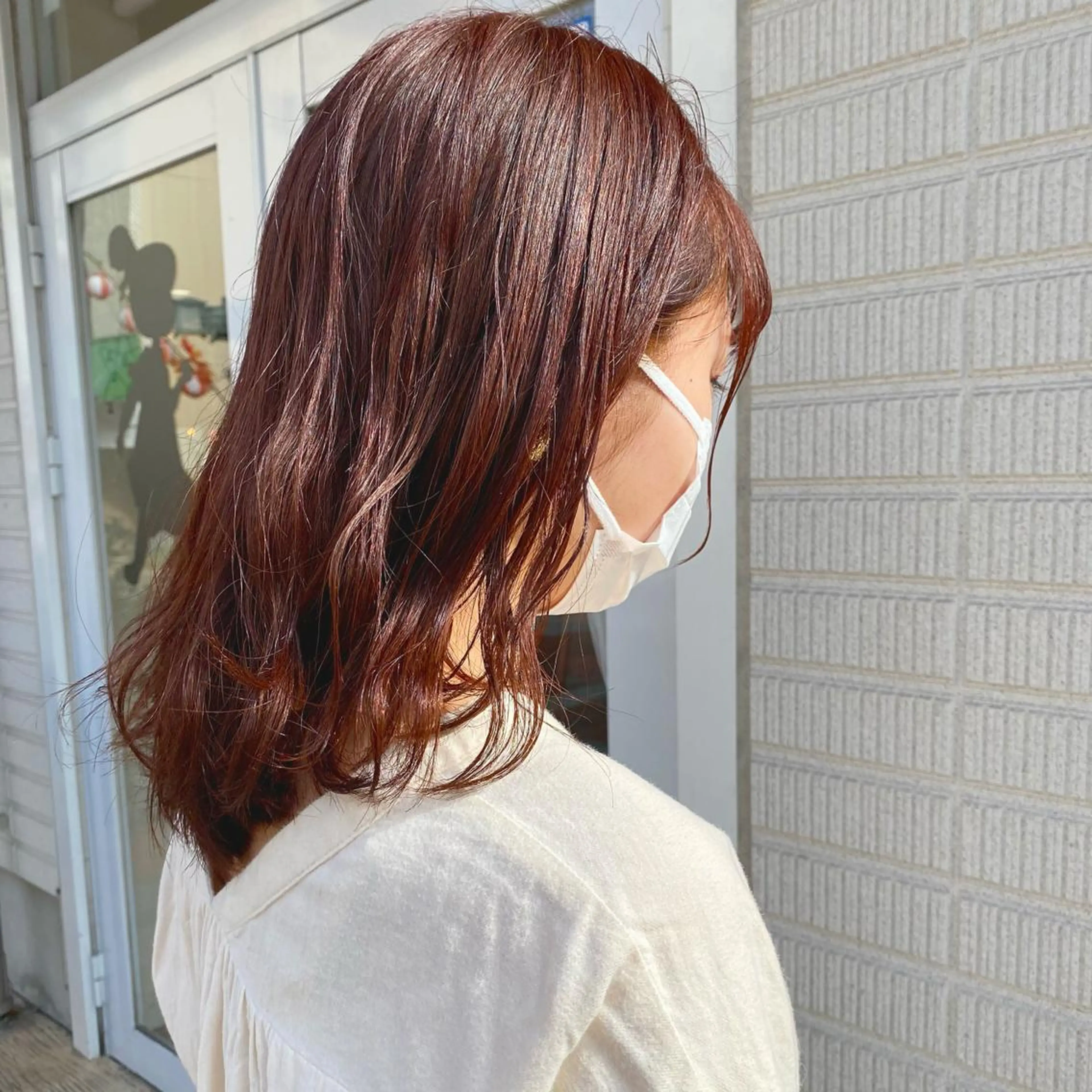 ミディアム カラー オレンジ サロウィン浦和所属・愛されヘア/ 暖色カラー/まいこのヘアスタイル