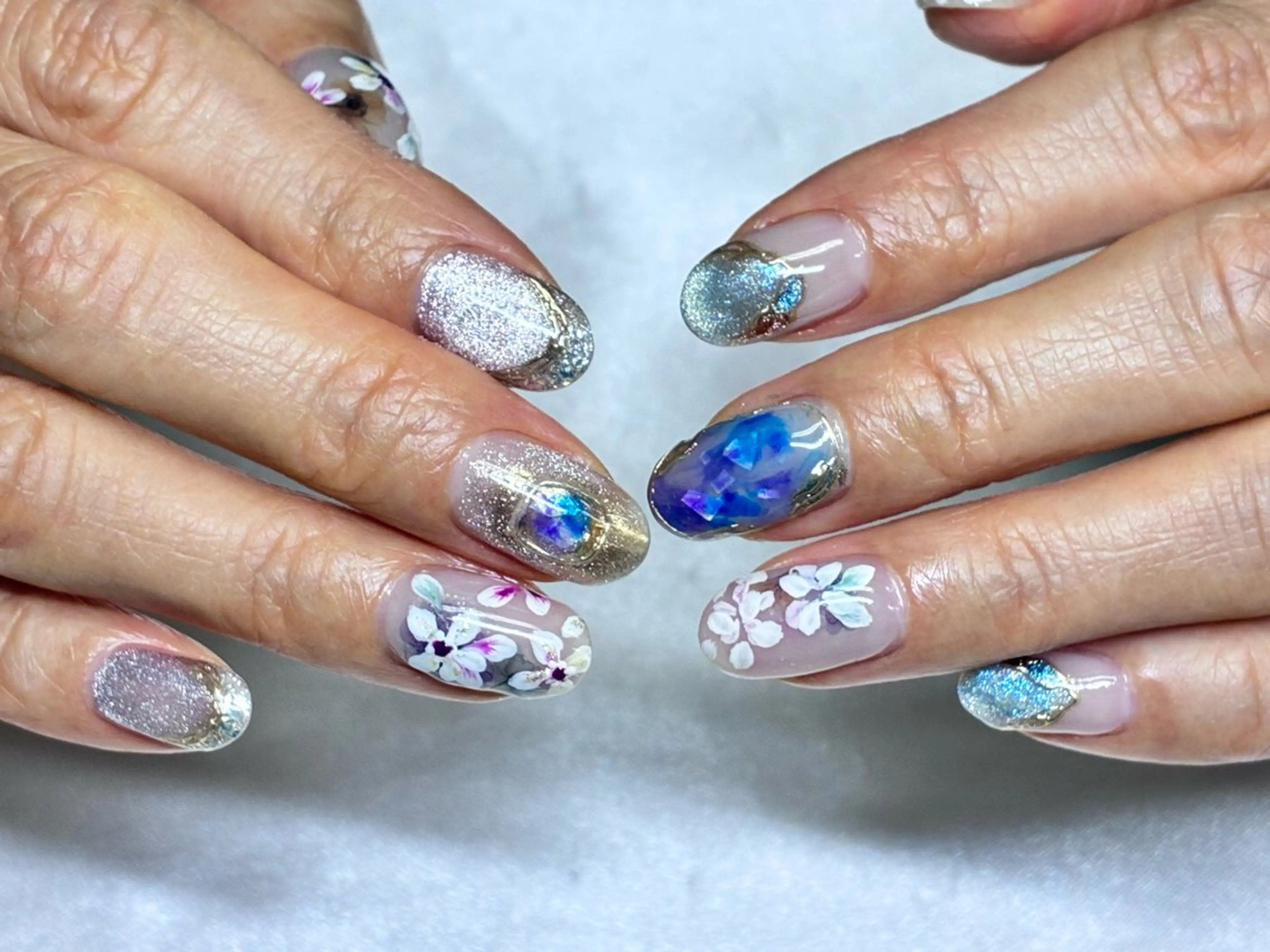 ネイル Ocean nail パラジェル 取扱い店のネイルデザイン