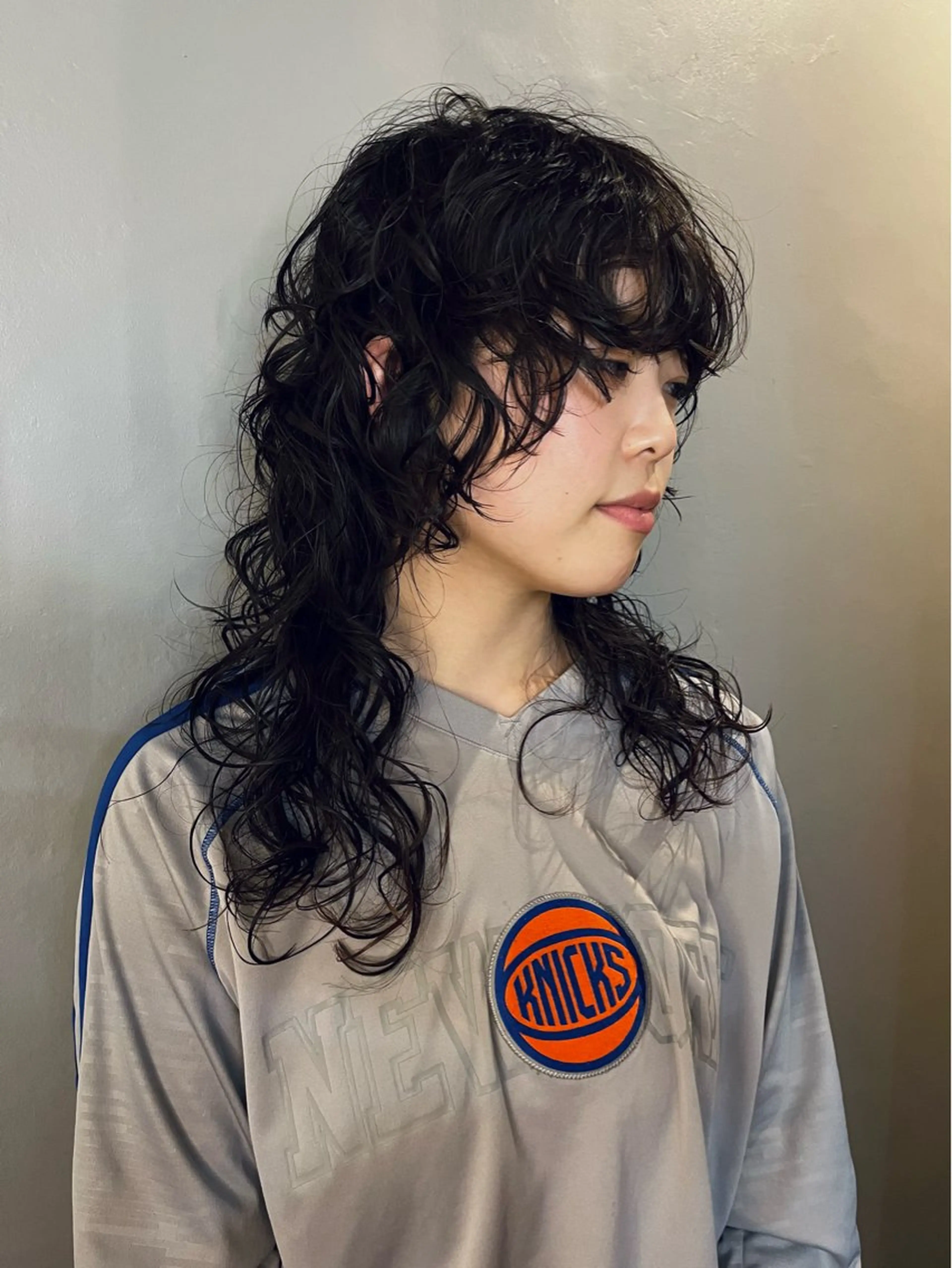 ミディアム パーマ ウルフ/レイヤー Miinaのヘアスタイル