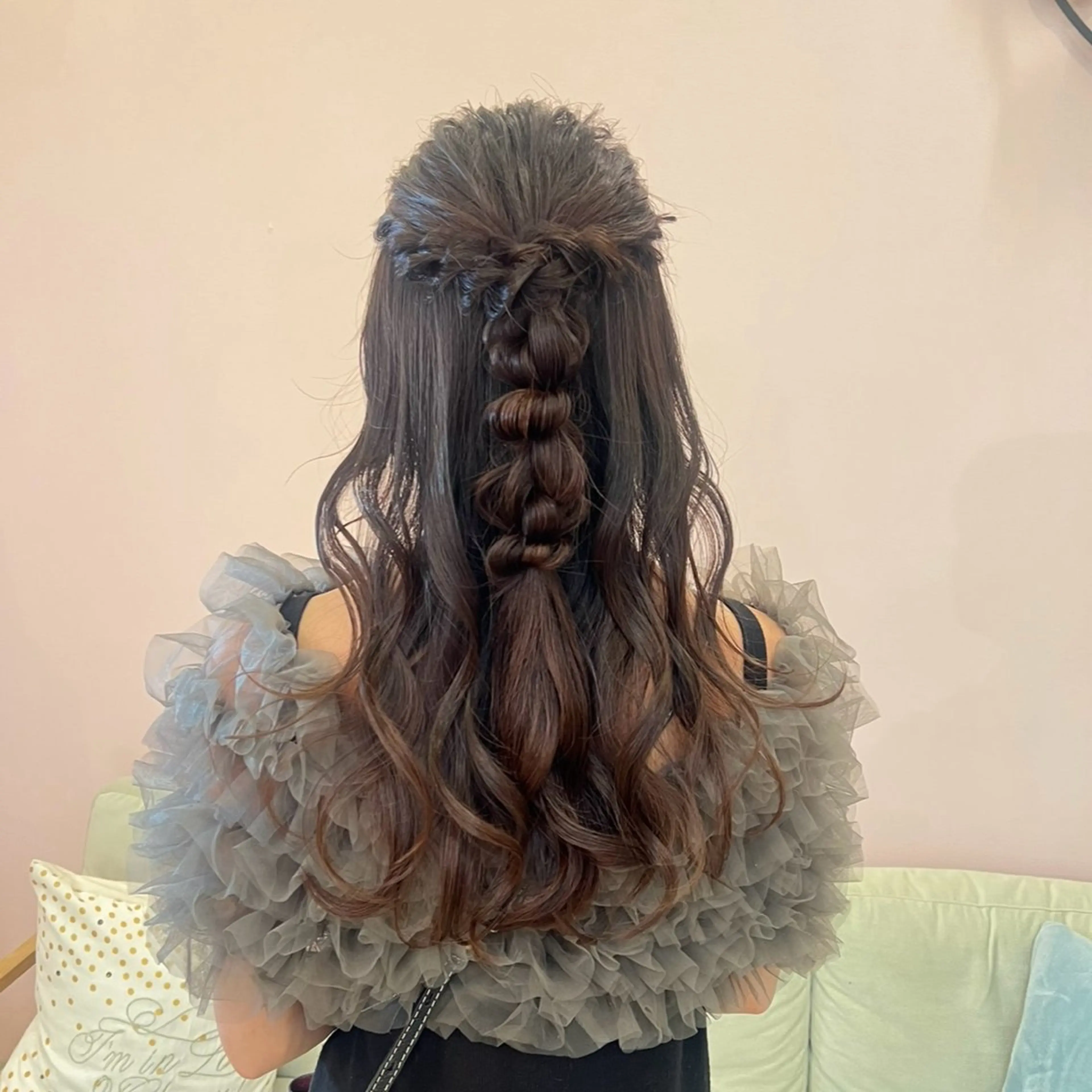 ヘアアレンジ ヘアセット 髪質改善縮毛５０％ OFF/吉田 響歌♡のヘアスタイル