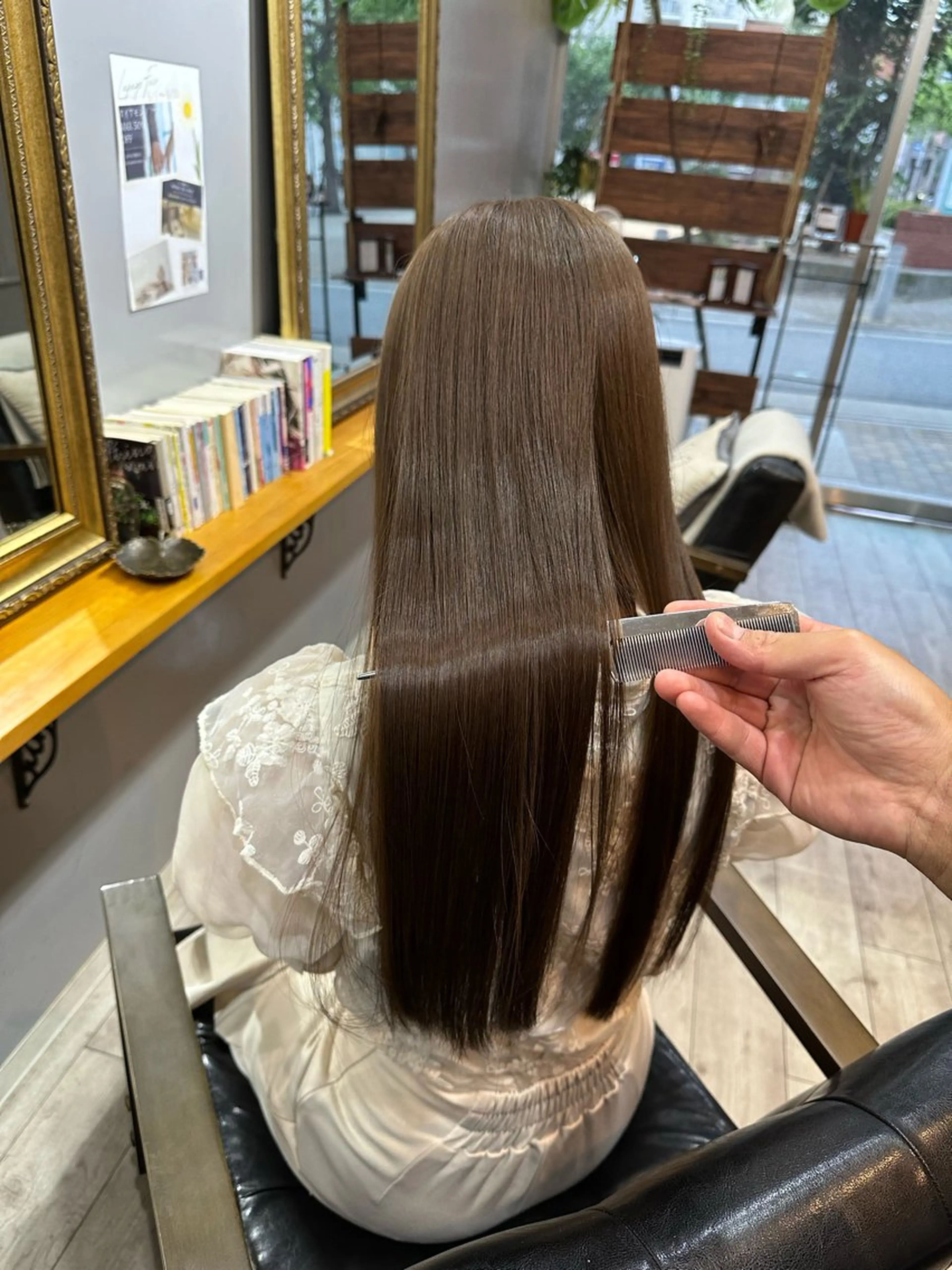 ロング カラー 渡辺俊介 暗髪カラー /美髪矯正/髪質改善のヘアスタイル