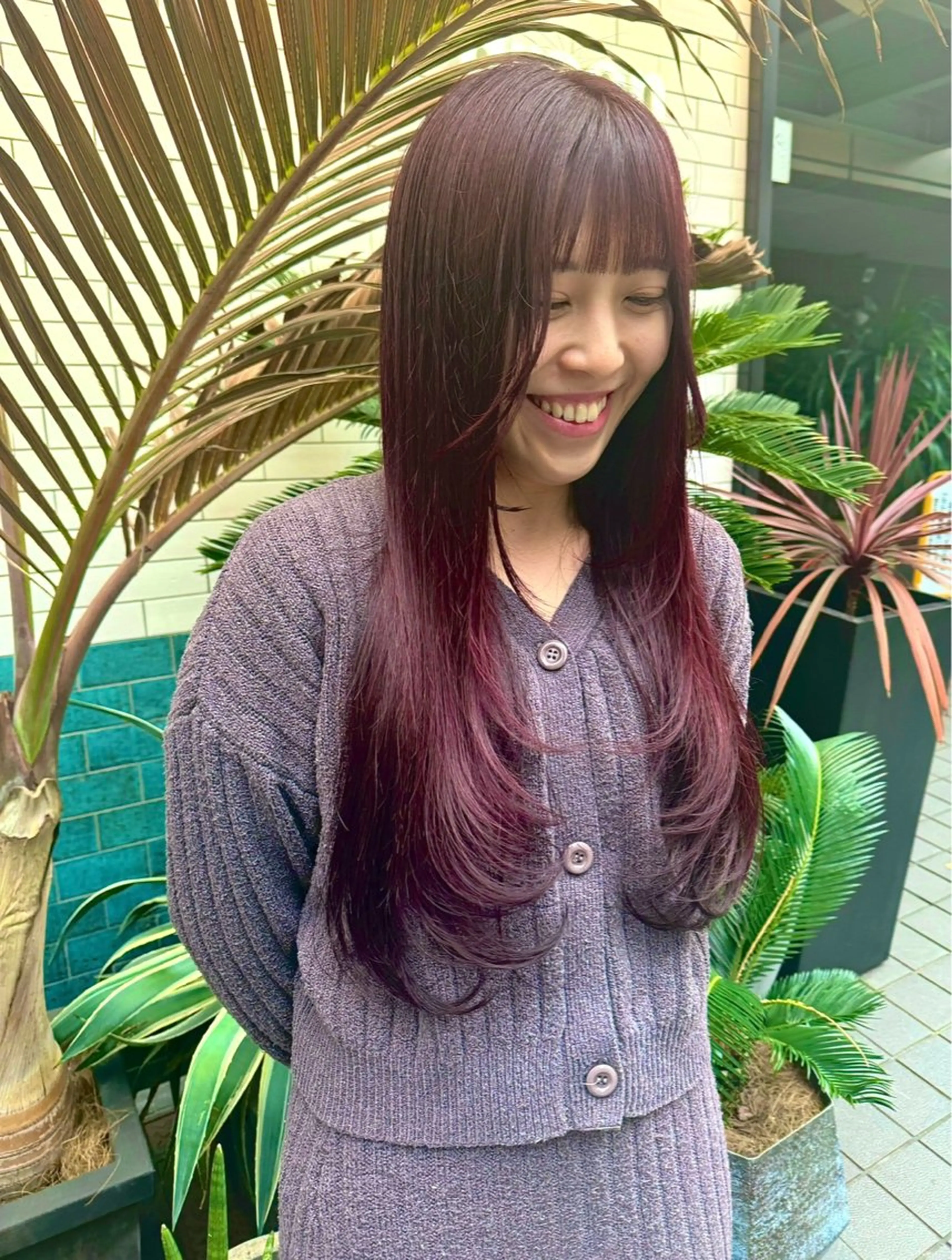 ロング ロングレイヤー レイヤーカット ロング カット ヘアカラー トリートメント 髪質改善/縮毛矯正 /DAIKIのヘアスタイル