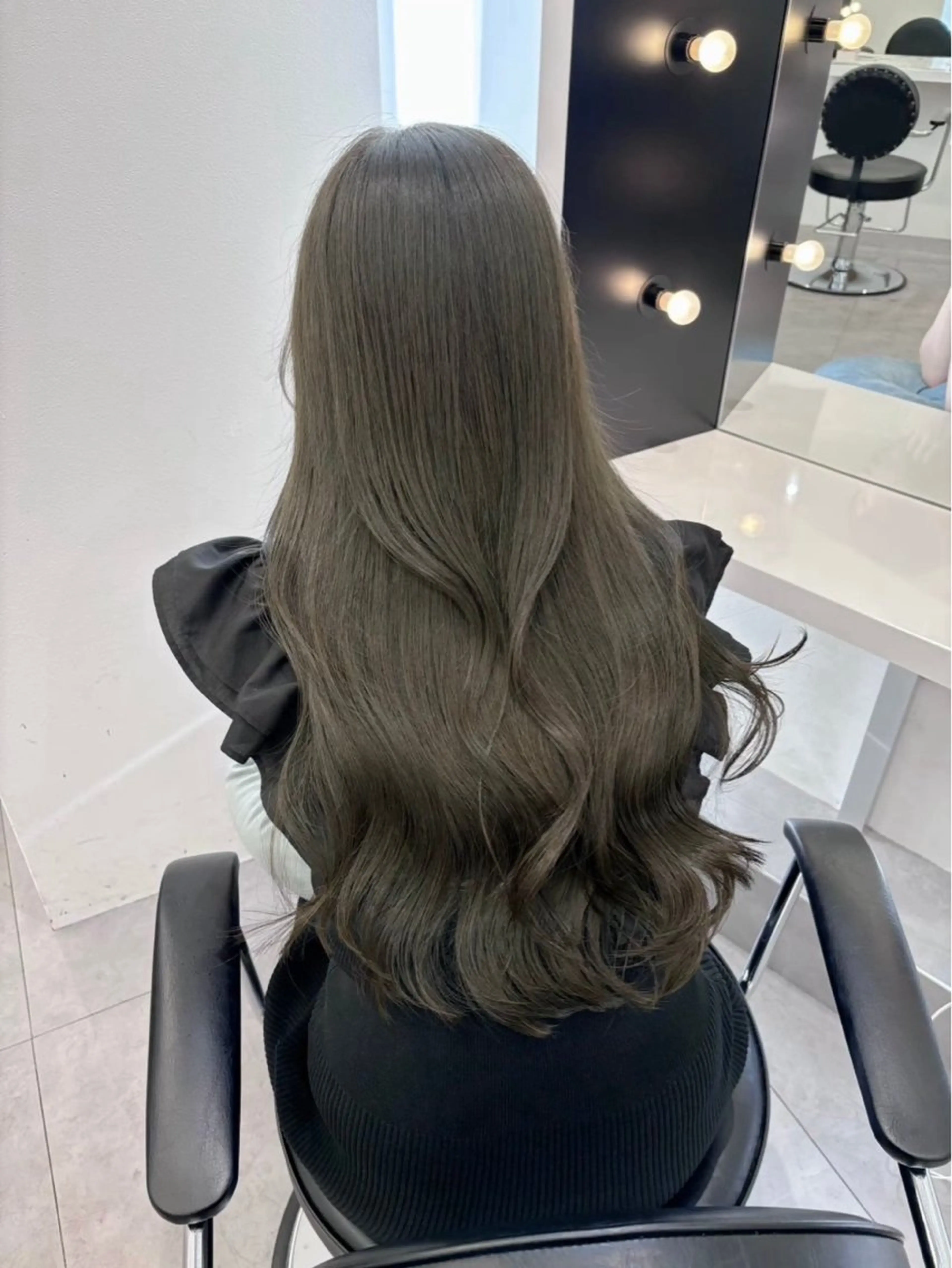 ロング カラー ヘアカラー トリートメント 透明感カラー/梅田 /髪質改善/はるきのヘアスタイル