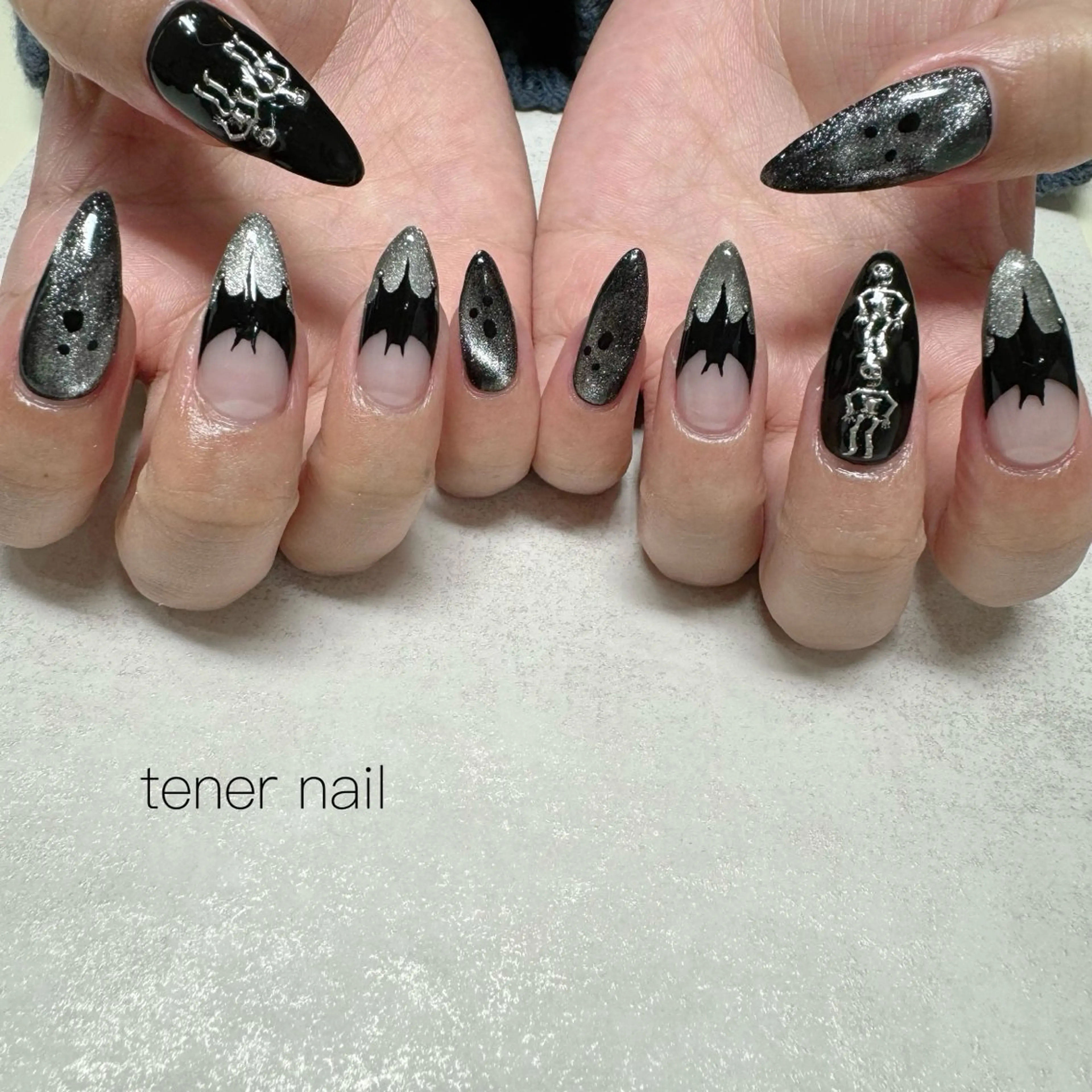 ネイル ハロウィン ハンドネイル テネルネイル tener nailのネイルデザイン