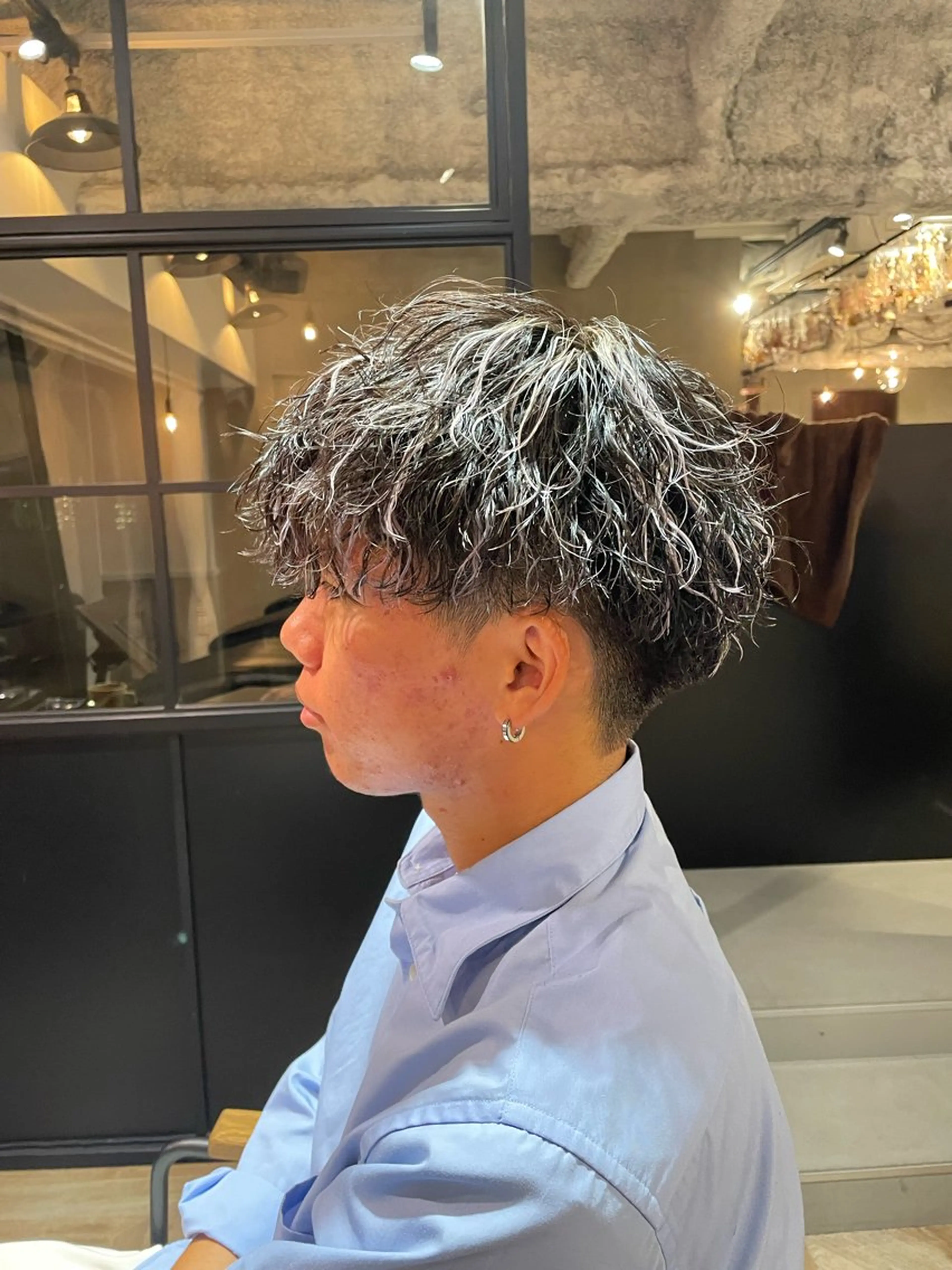 ショート カラー ハイライトカラー ハイライト 🌐メンズカット 🌐Taketoのヘアスタイル