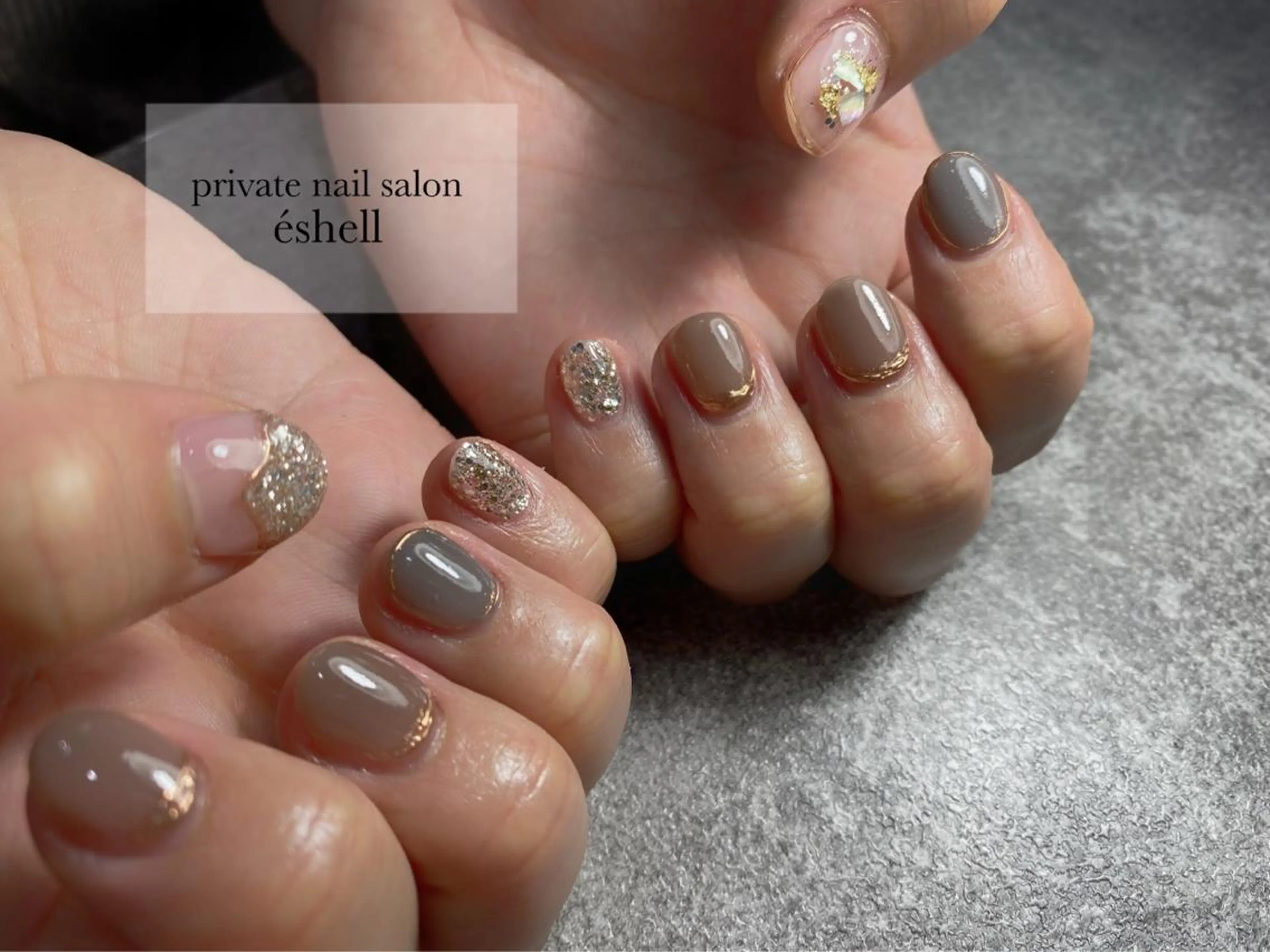 ネイル ハンドネイル nail salon éshellのネイルデザイン